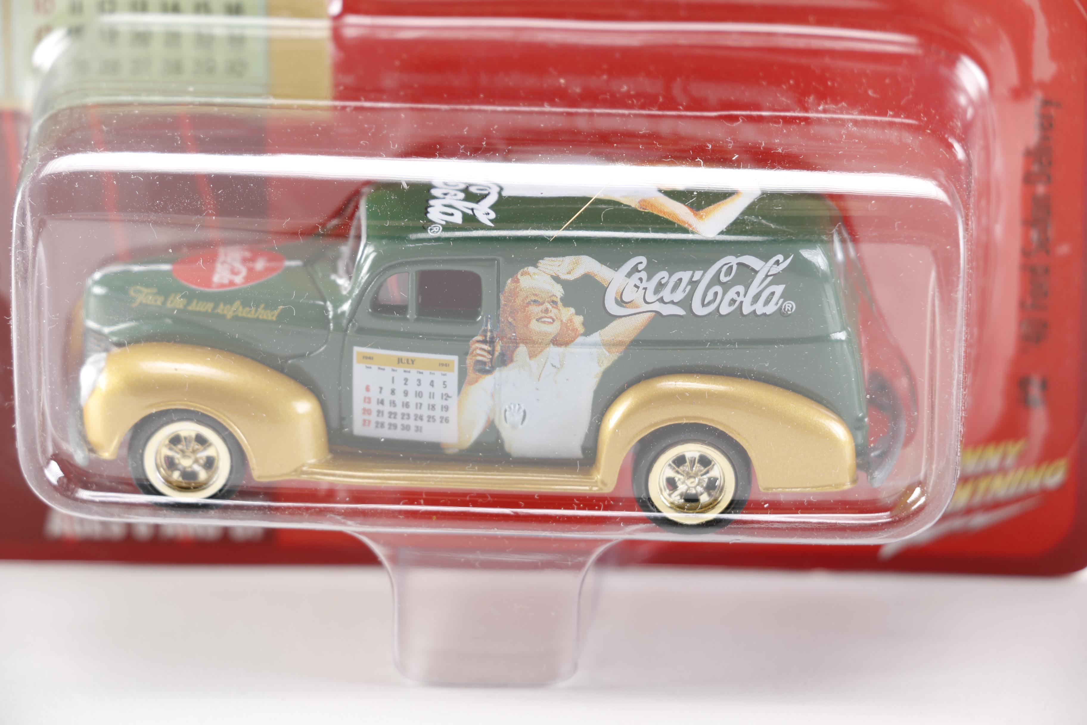 Coca-Cola "Calendar Girl Series"  Die-Cast Collector Cars