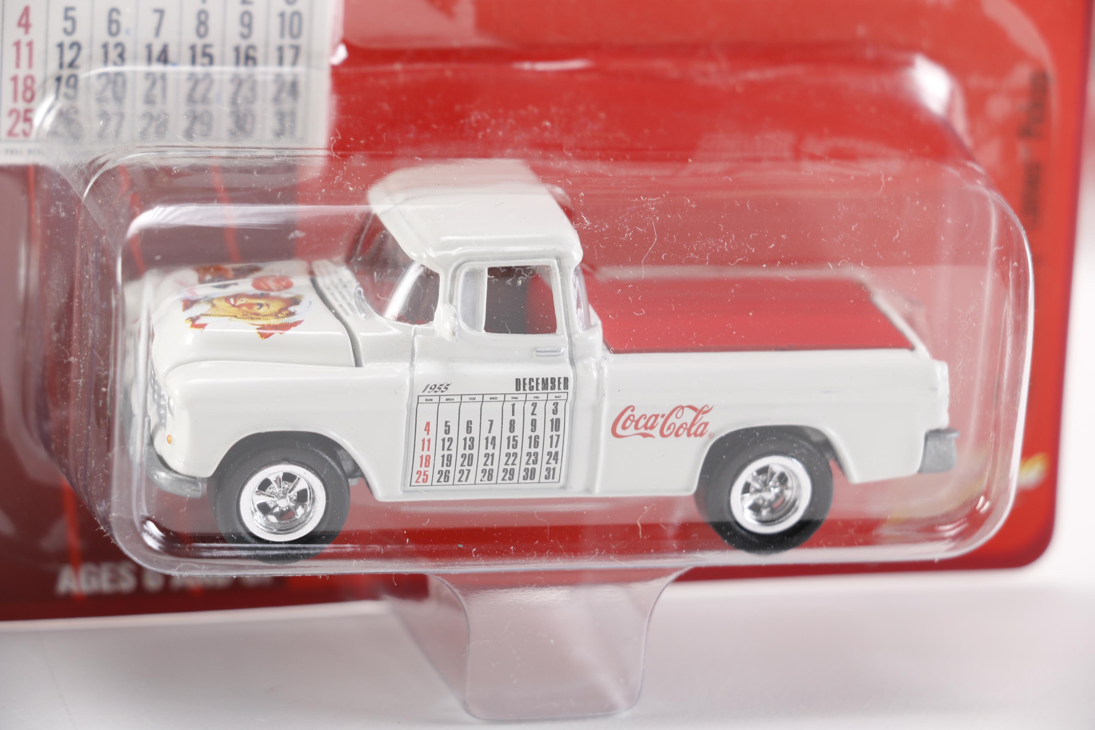 Coca-Cola "Calendar Girl Series"  Die-Cast Collector Cars