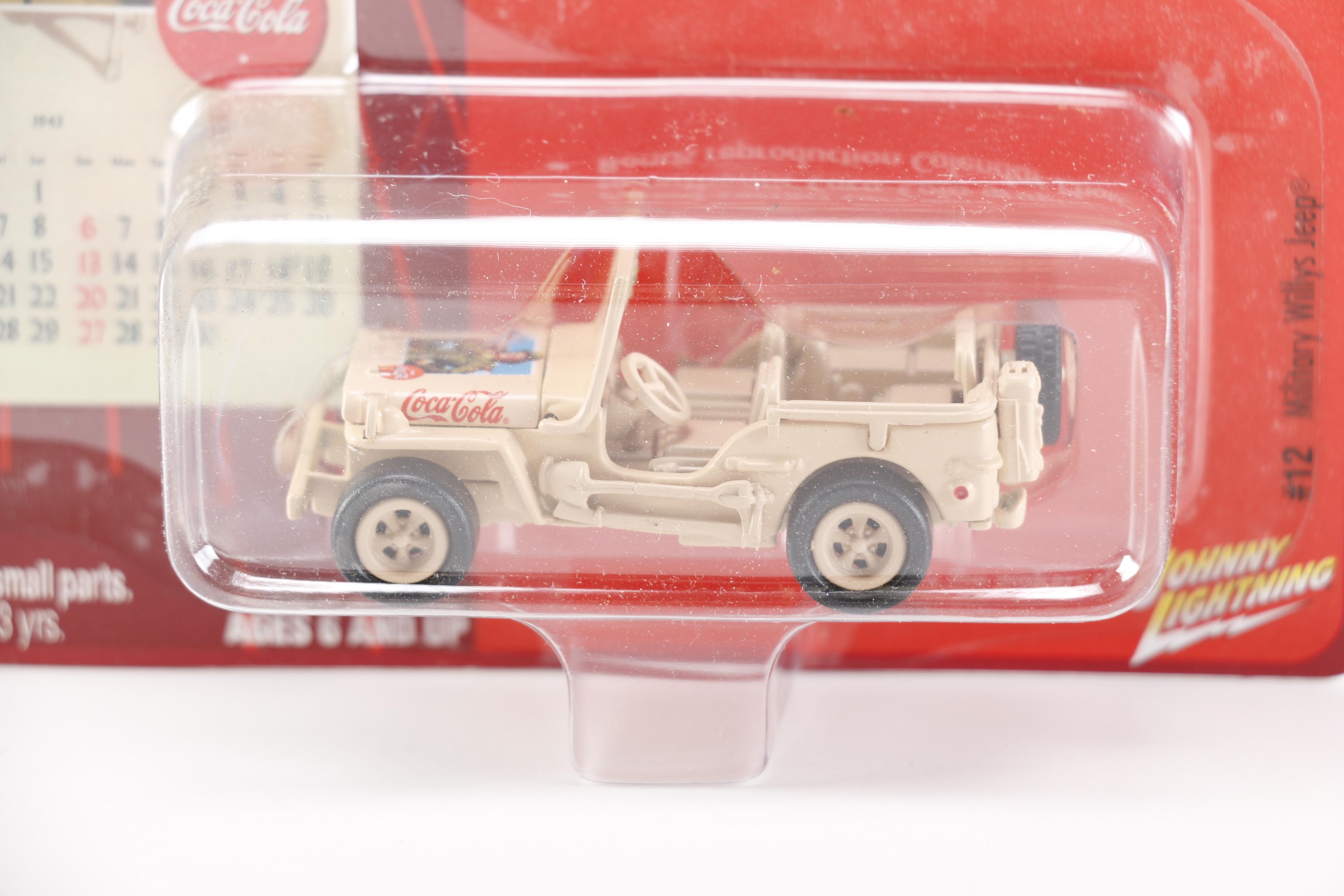 Coca-Cola "Calendar Girl Series"  Die-Cast Collector Cars