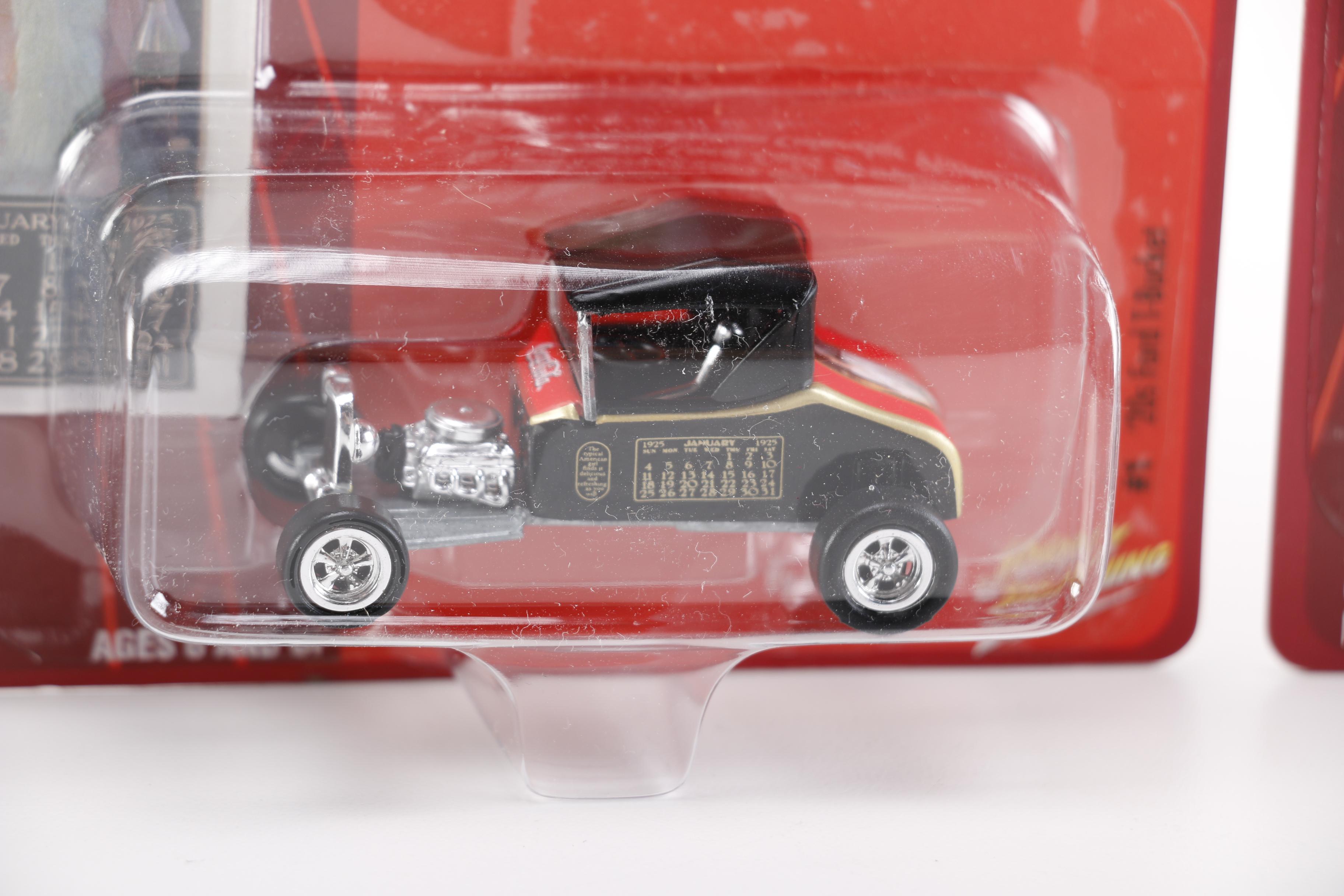 Coca-Cola "Calendar Girl Series"  Die-Cast Collector Cars