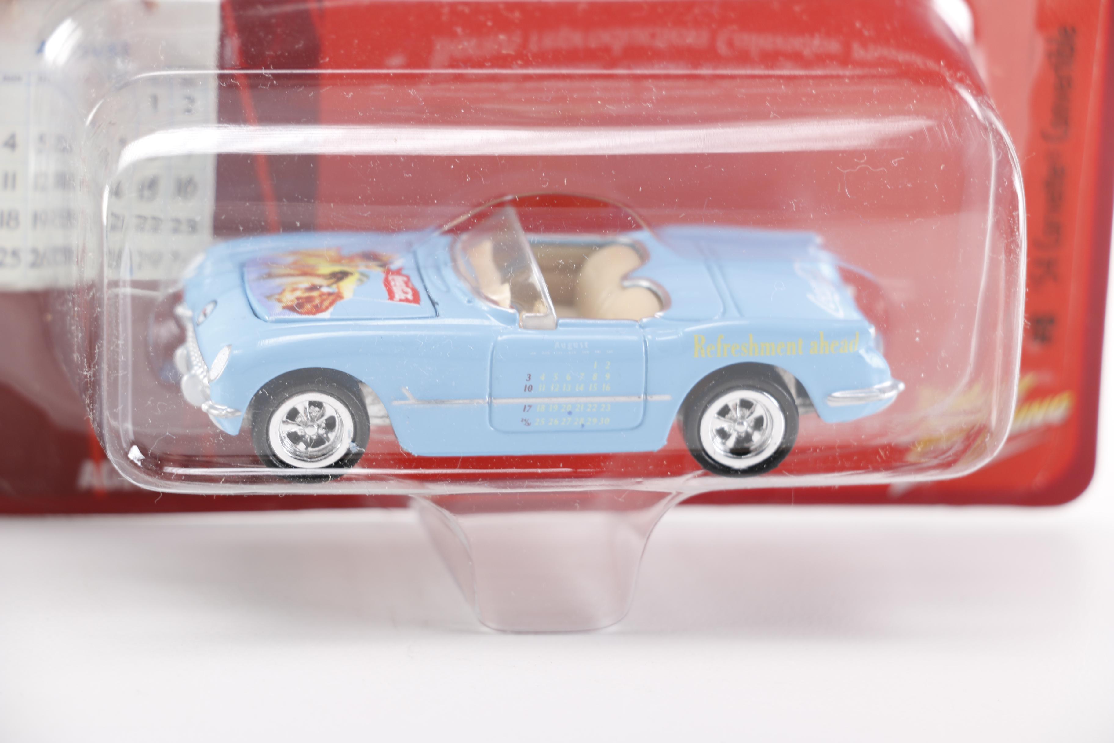Coca-Cola "Calendar Girl Series"  Die-Cast Collector Cars