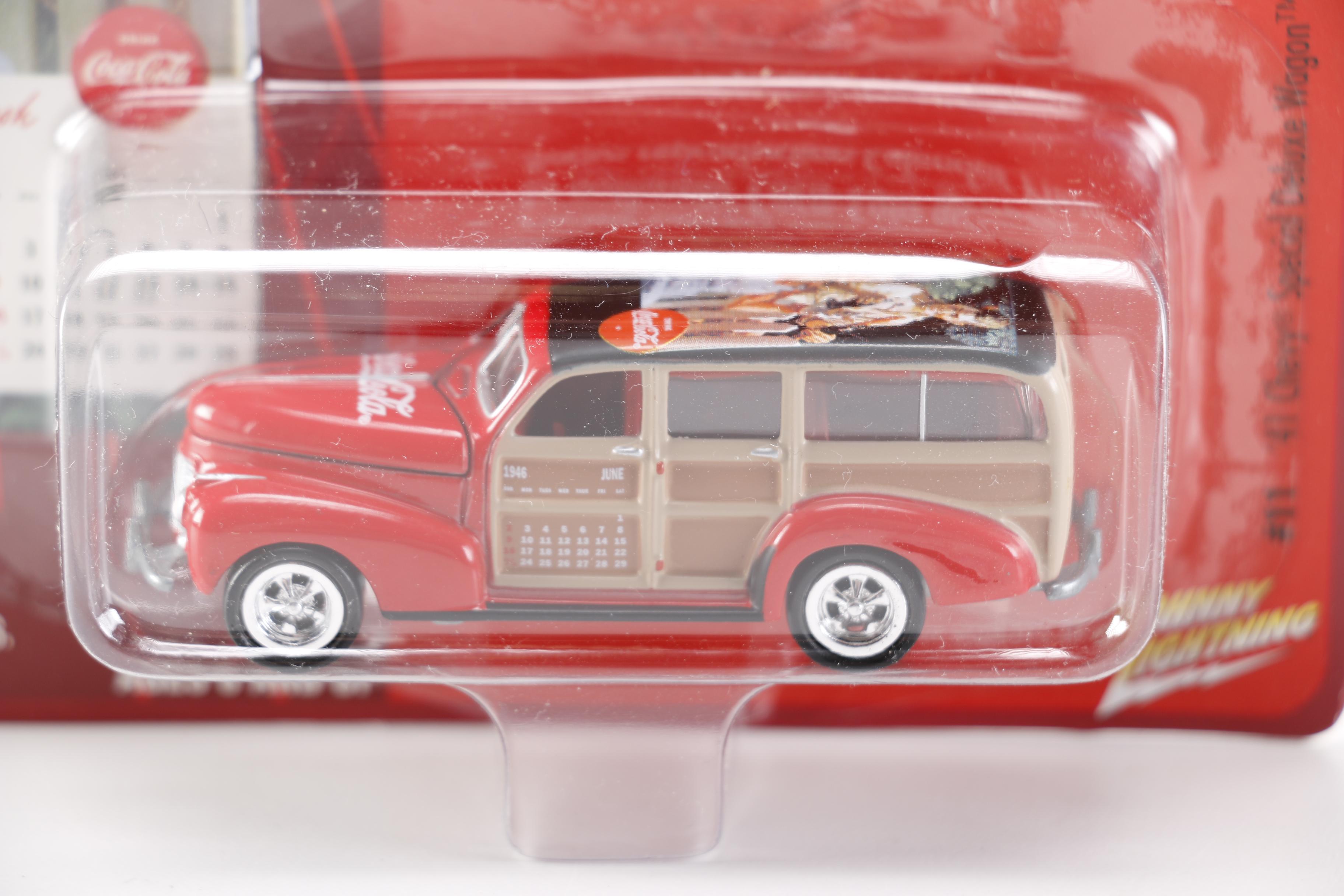 Coca-Cola "Calendar Girl Series"  Die-Cast Collector Cars