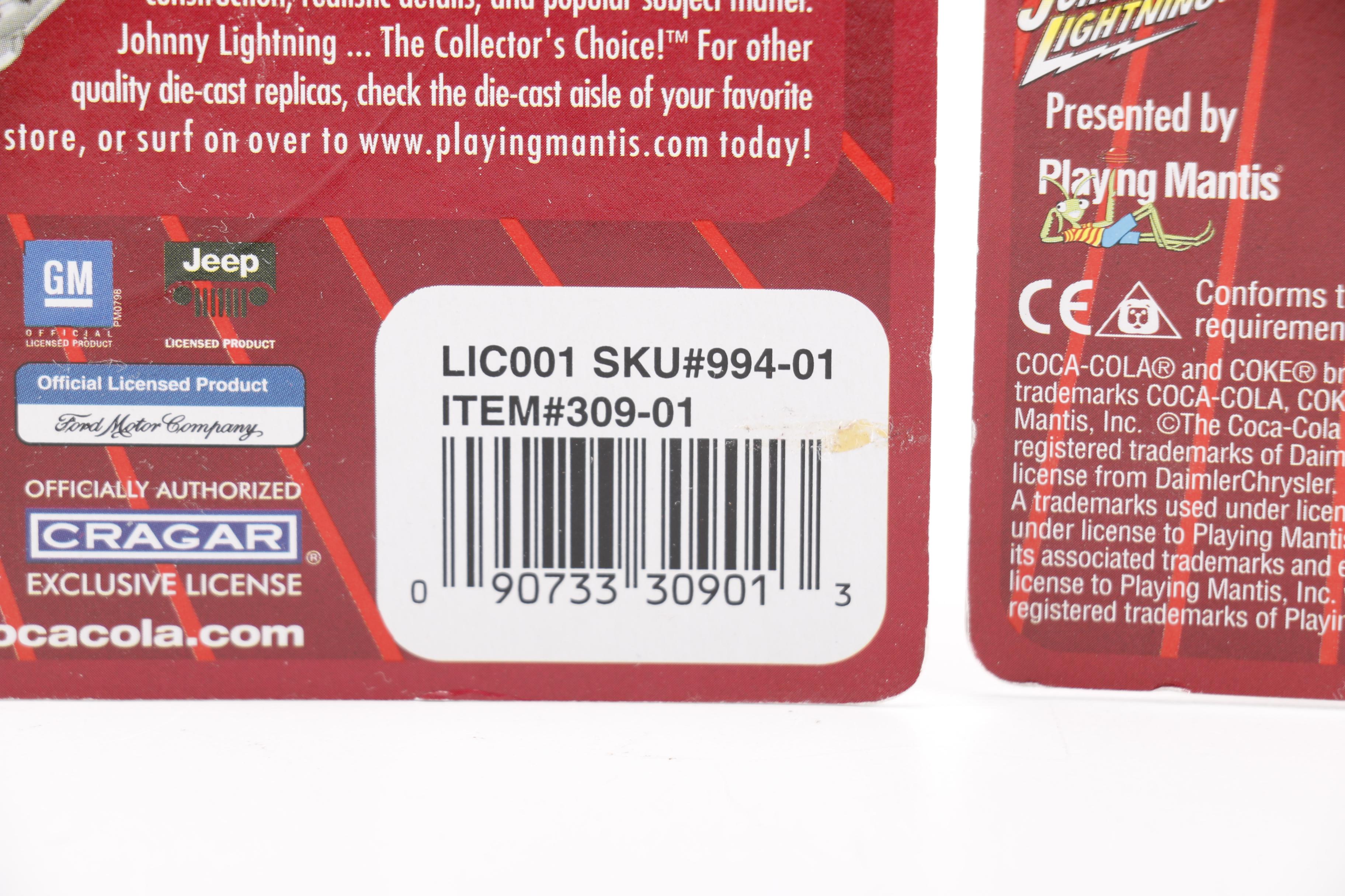 Coca-Cola "Calendar Girl Series"  Die-Cast Collector Cars