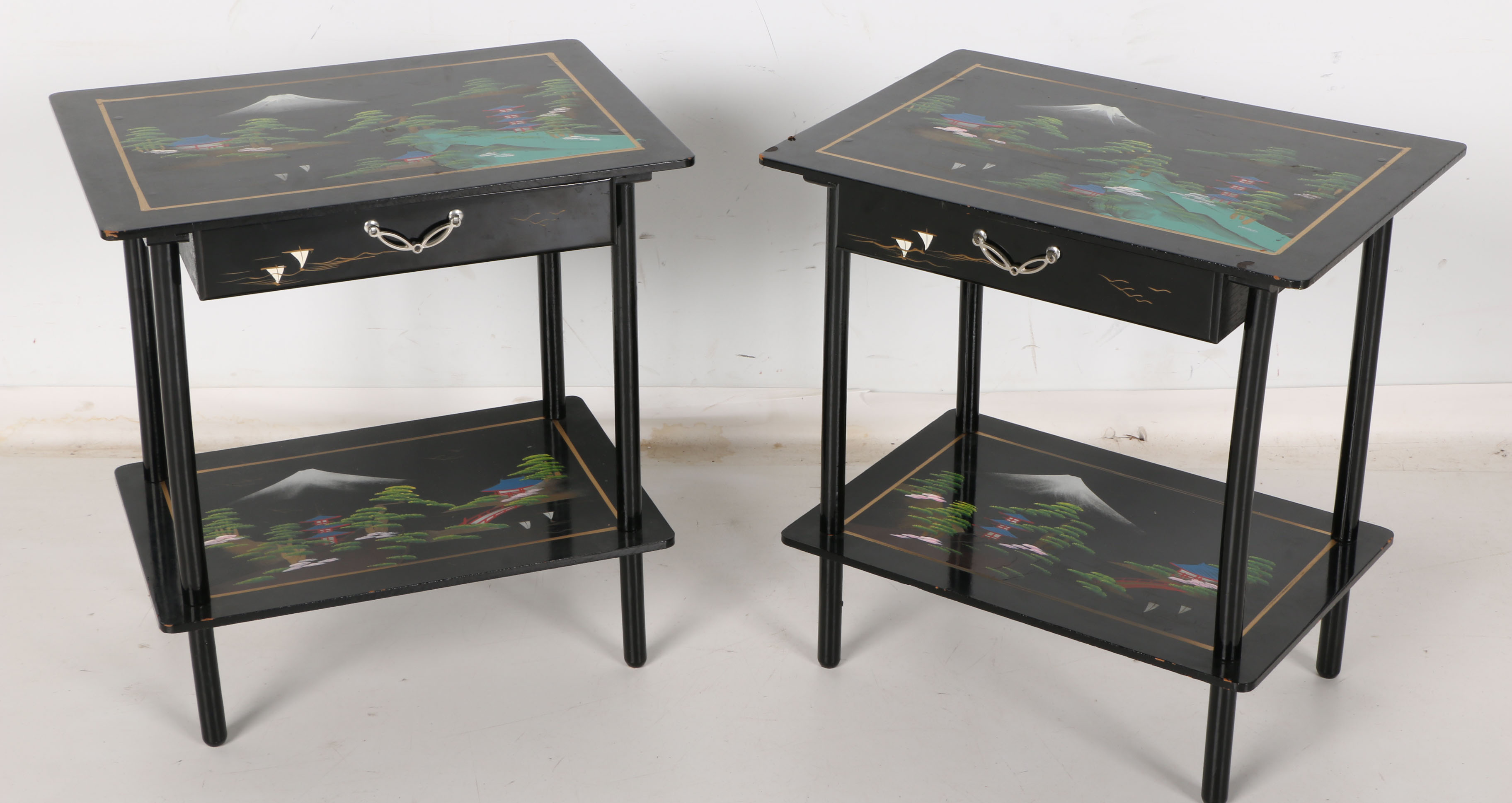 Japanese Music Box Side Tables