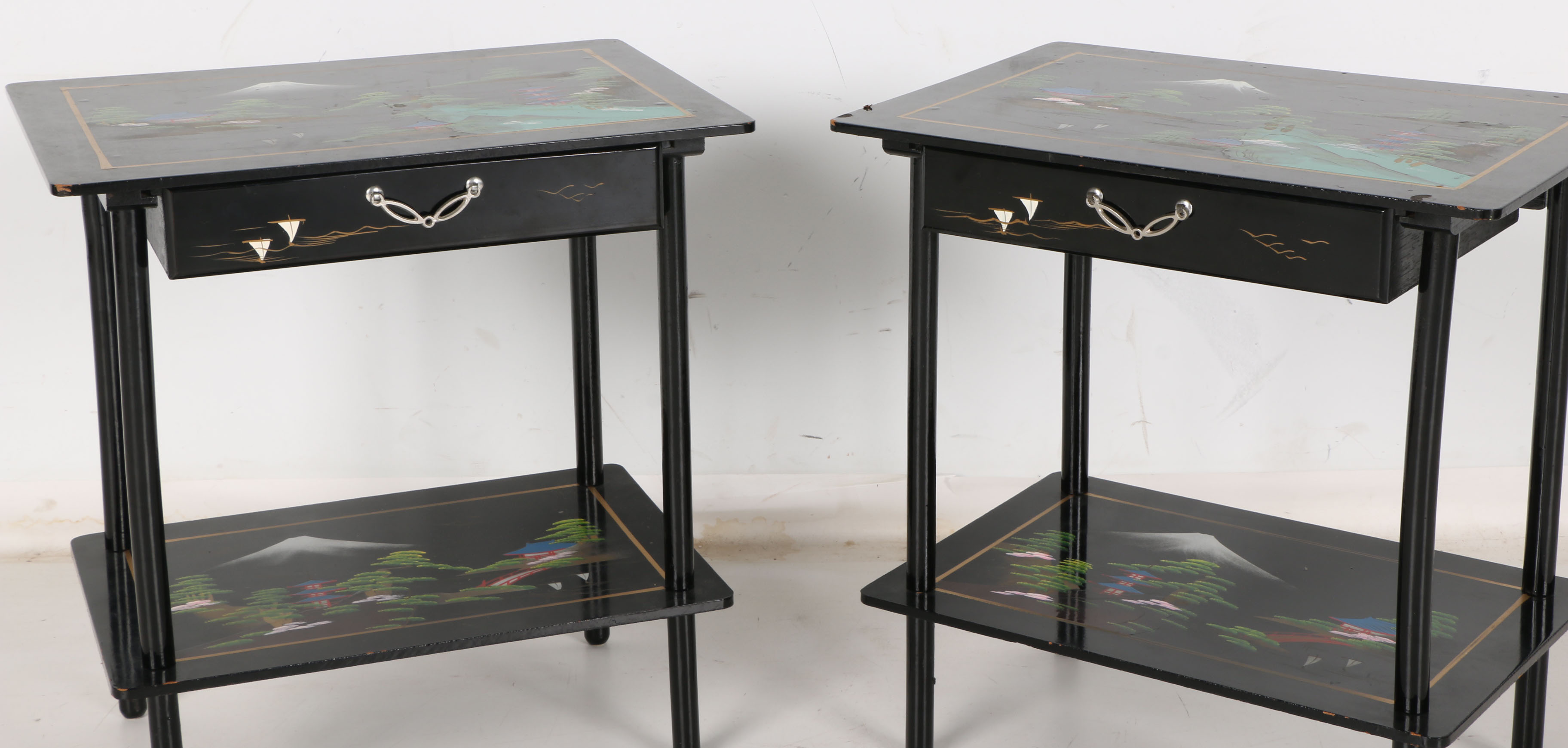 Japanese Music Box Side Tables