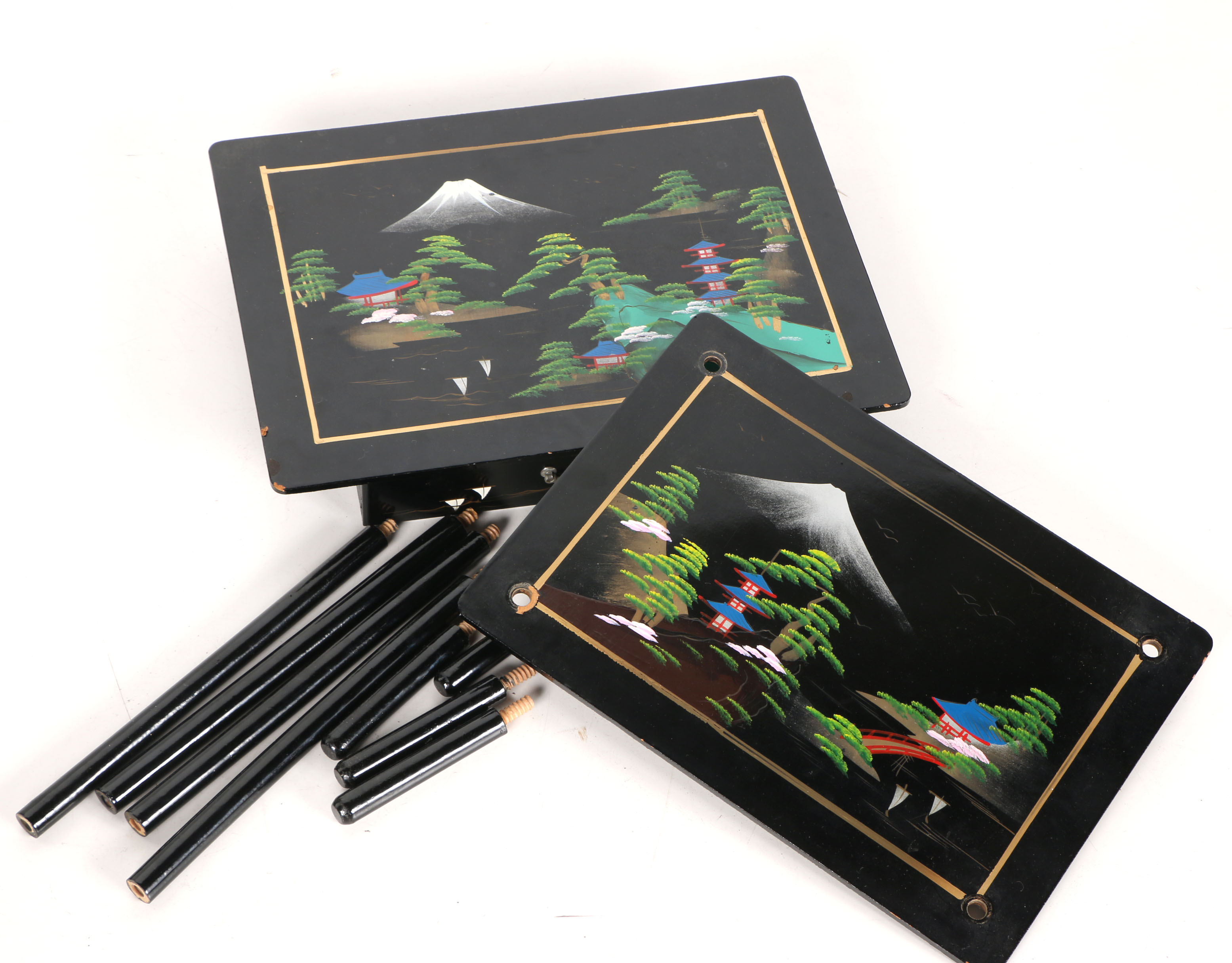 Japanese Music Box Side Tables