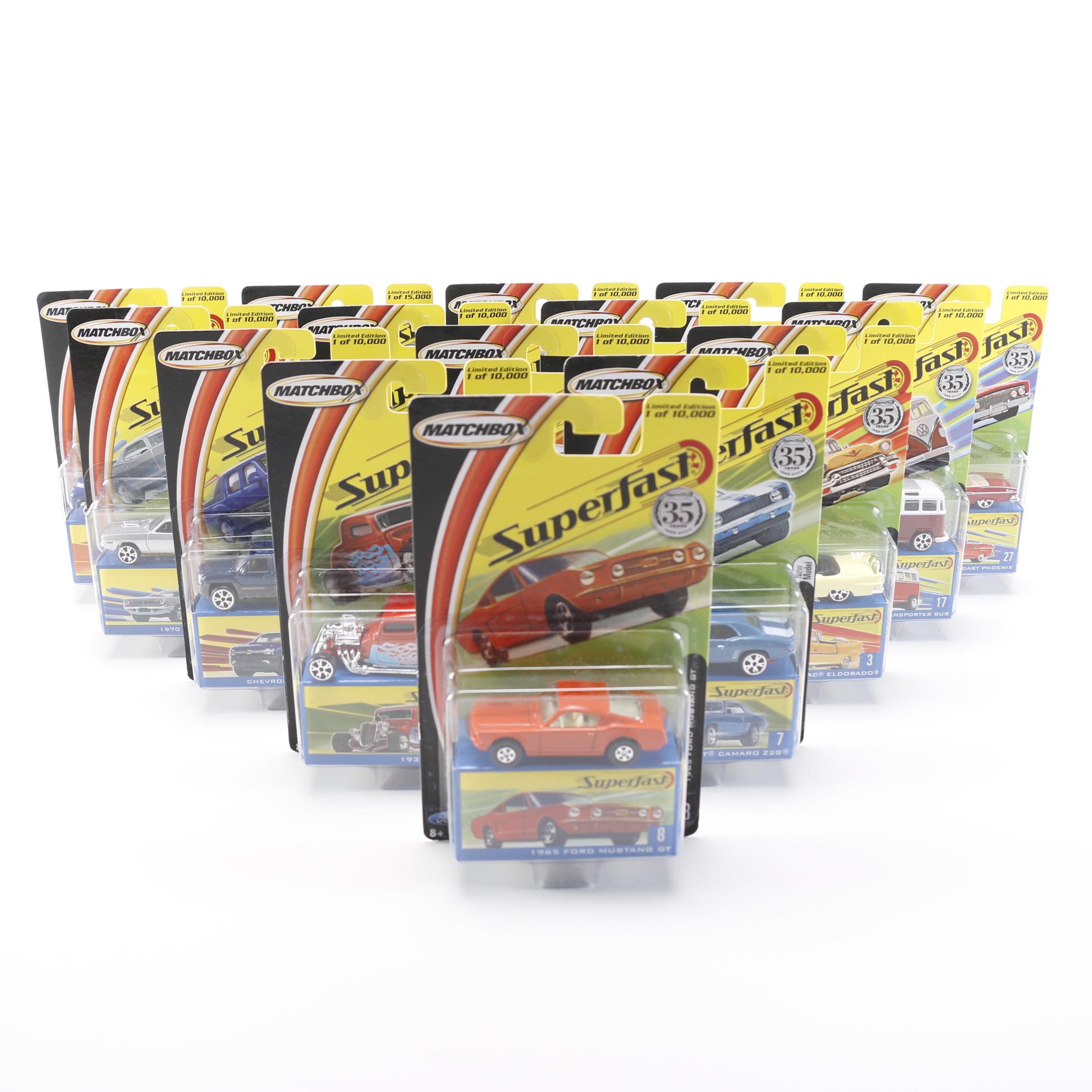 Matchbox "Superfast" Die-Cast Cars