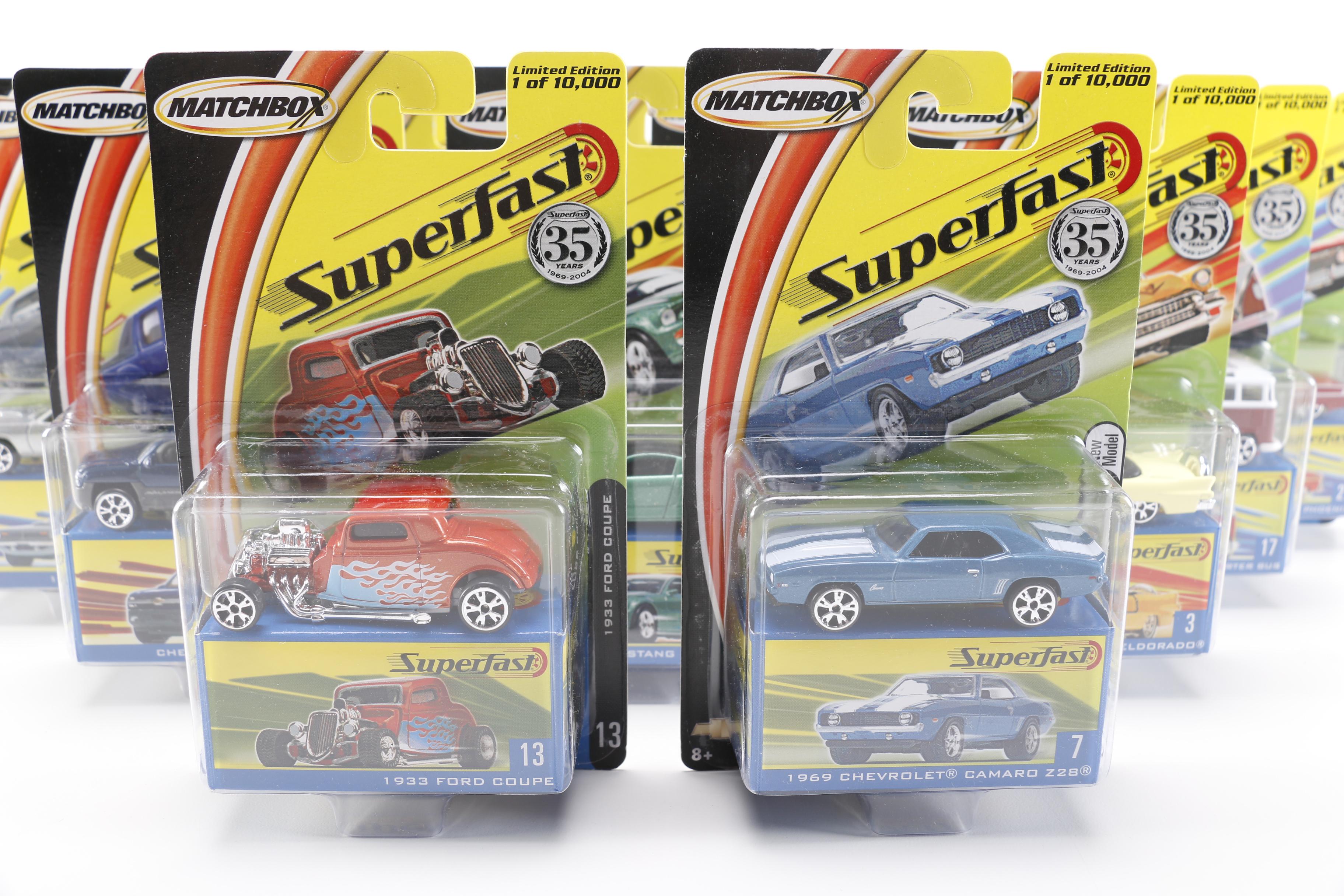 Matchbox "Superfast" Die-Cast Cars