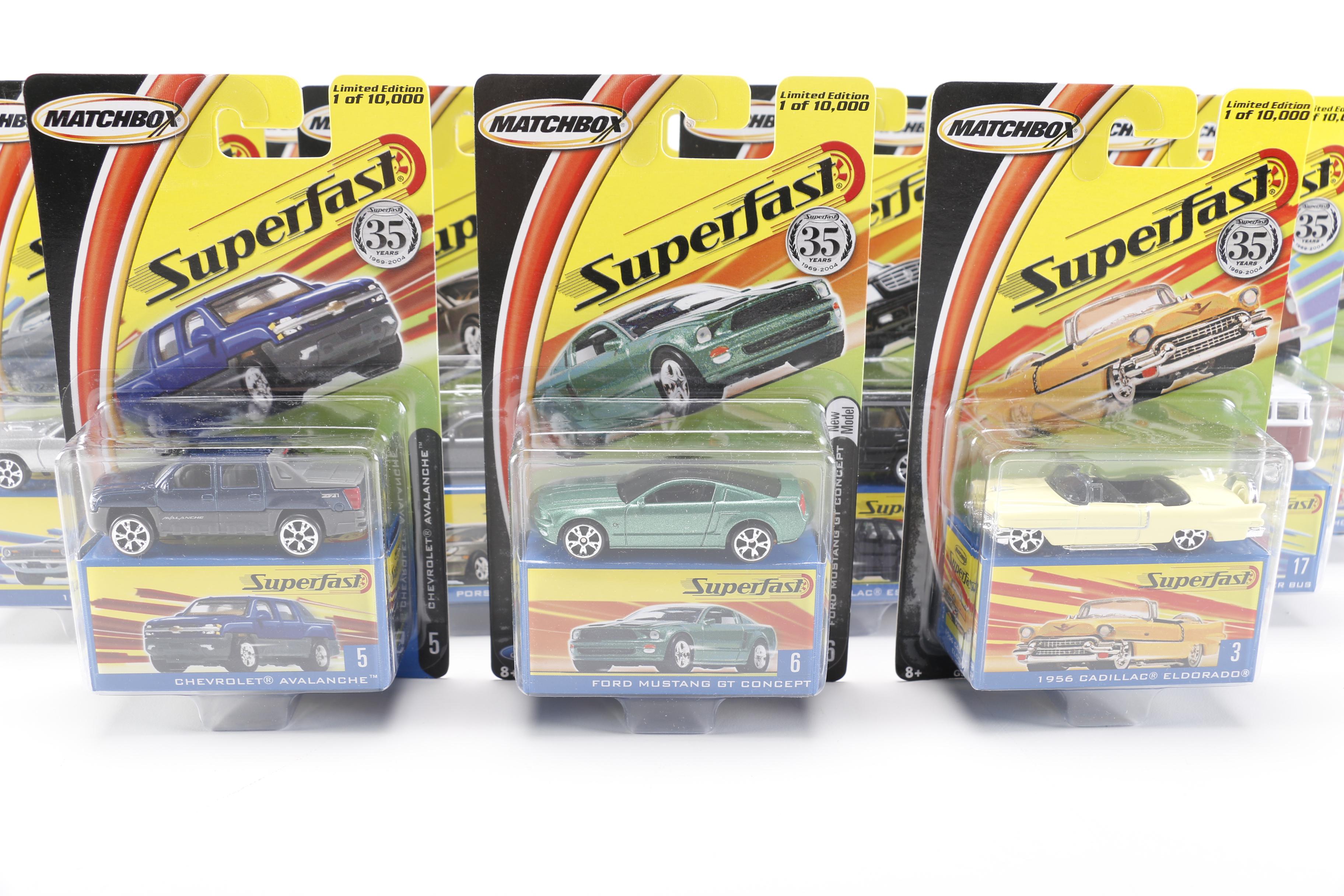 Matchbox "Superfast" Die-Cast Cars