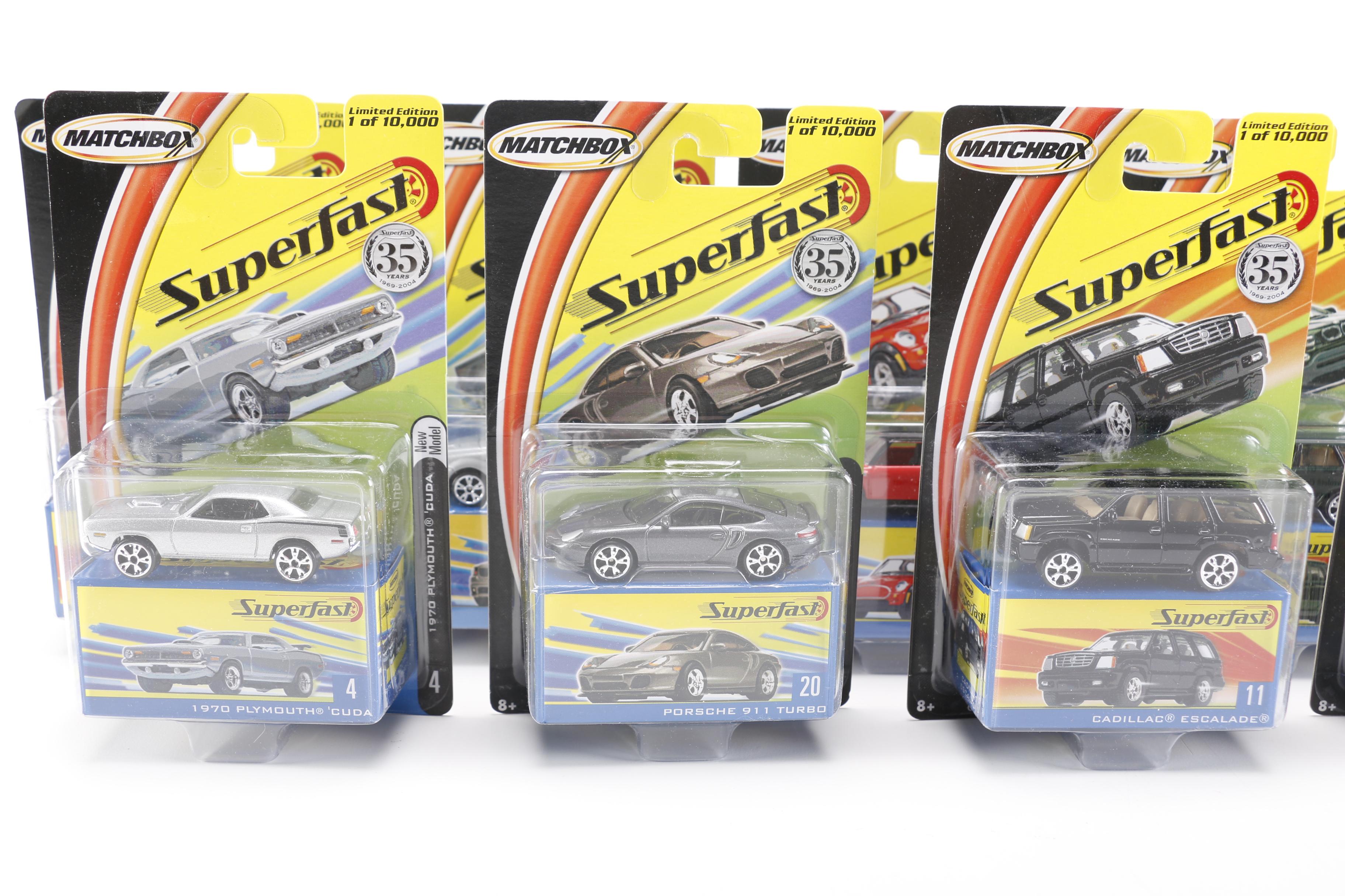 Matchbox "Superfast" Die-Cast Cars