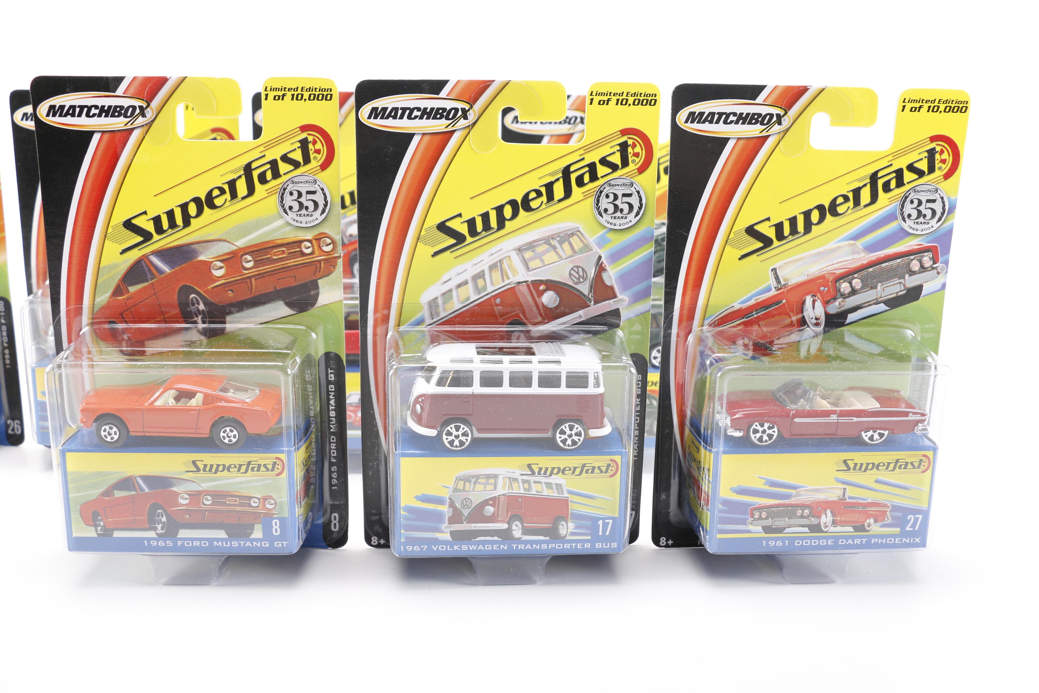 Matchbox "Superfast" Die-Cast Cars