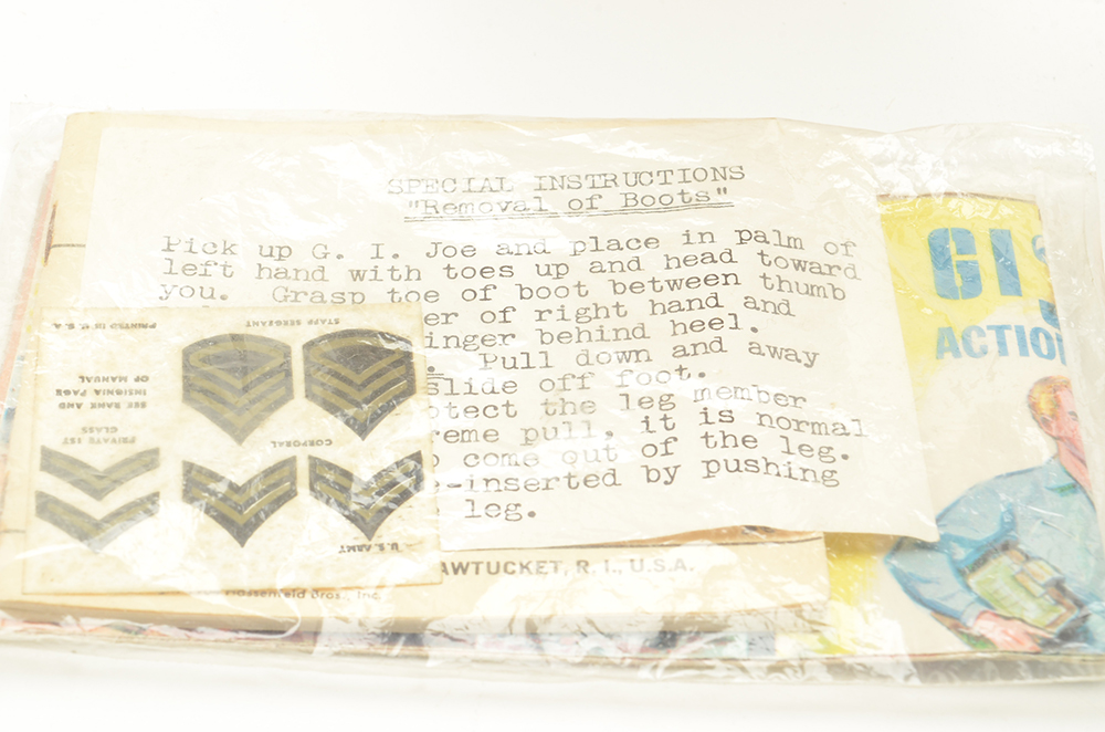 Vintage Original 1964 Hasbro GI Joe "Action Soldier" with Triple TM Box