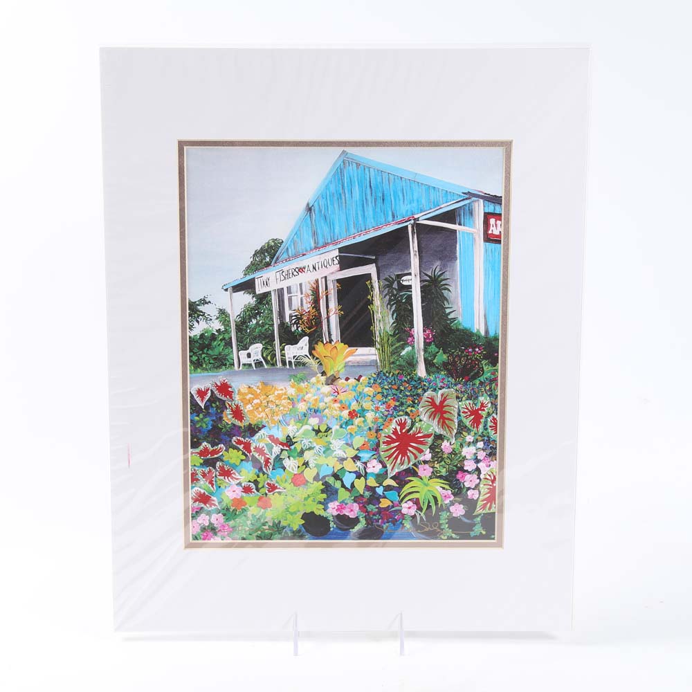 Rochelle Salzer Hand Signed Offset Lithographs