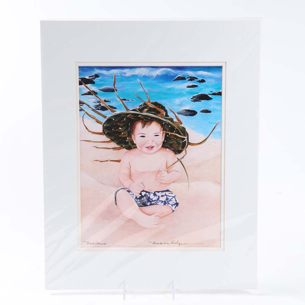 Rochelle Salzer Hand Signed Offset Lithographs