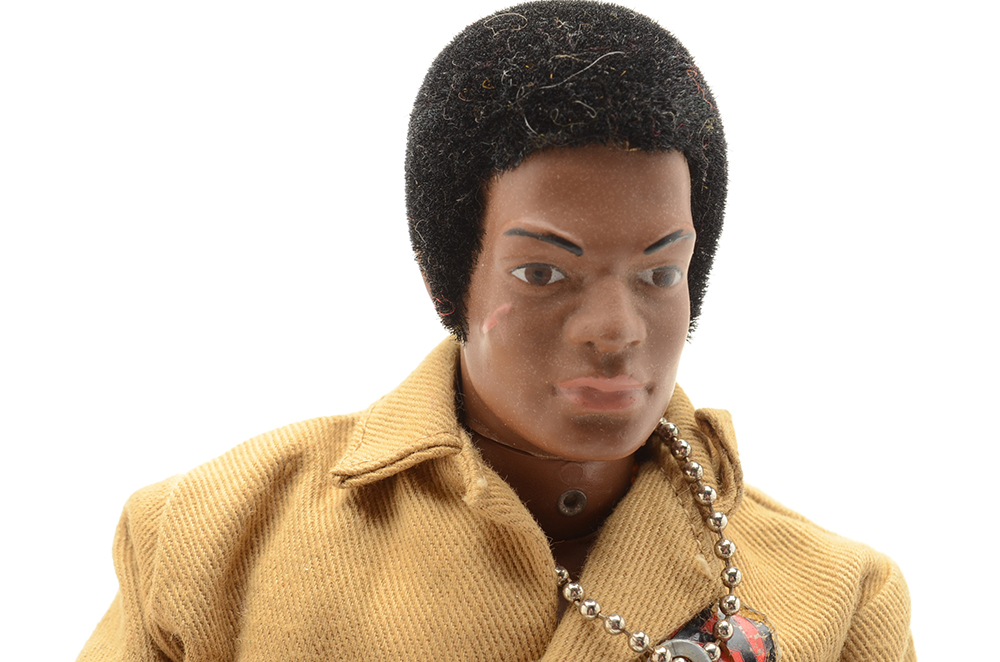 Rare 1970 Hasbro GI Joe African American Kung Fu Grip Adventurer