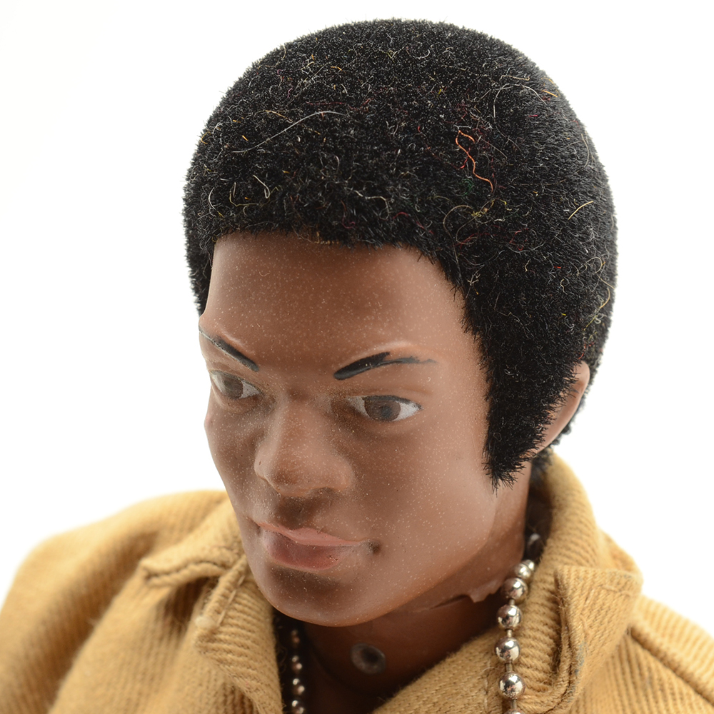 Rare 1970 Hasbro GI Joe African American Kung Fu Grip Adventurer