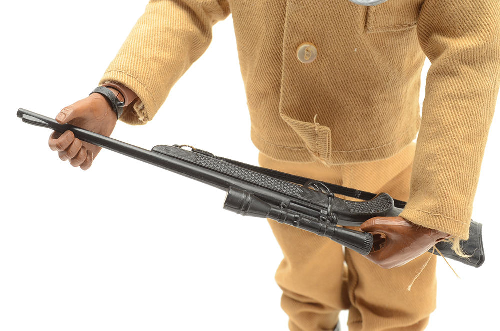 Rare 1970 Hasbro GI Joe African American Kung Fu Grip Adventurer