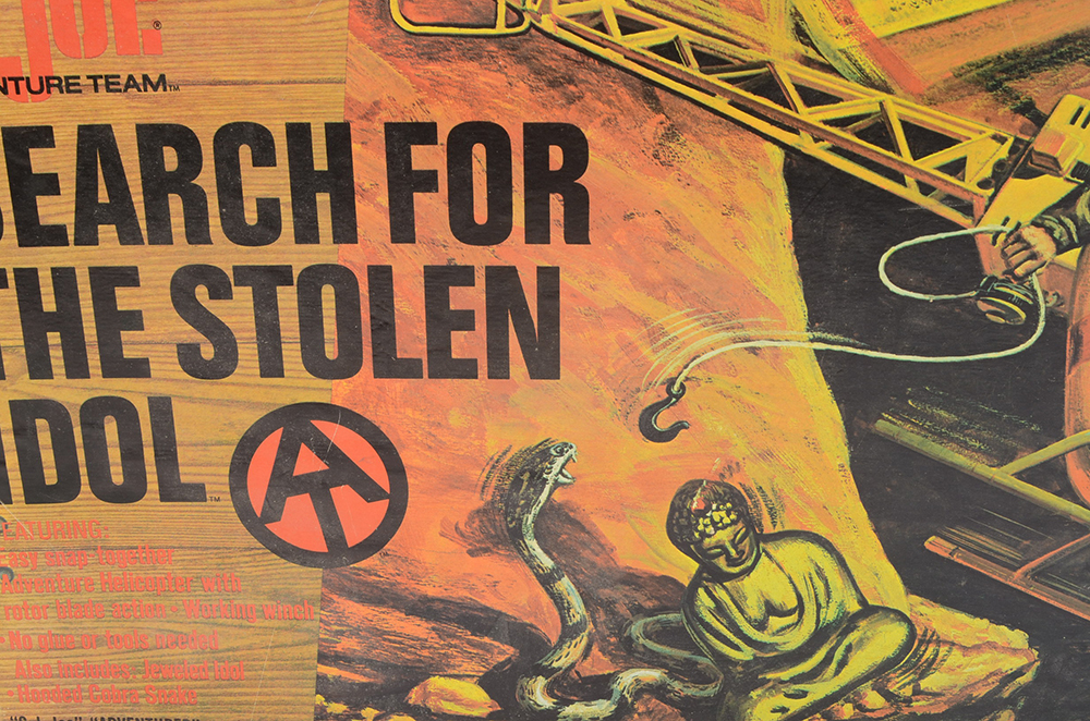 Vintage Hasbro GI Joe "Search for the Stolen Idol" Playset