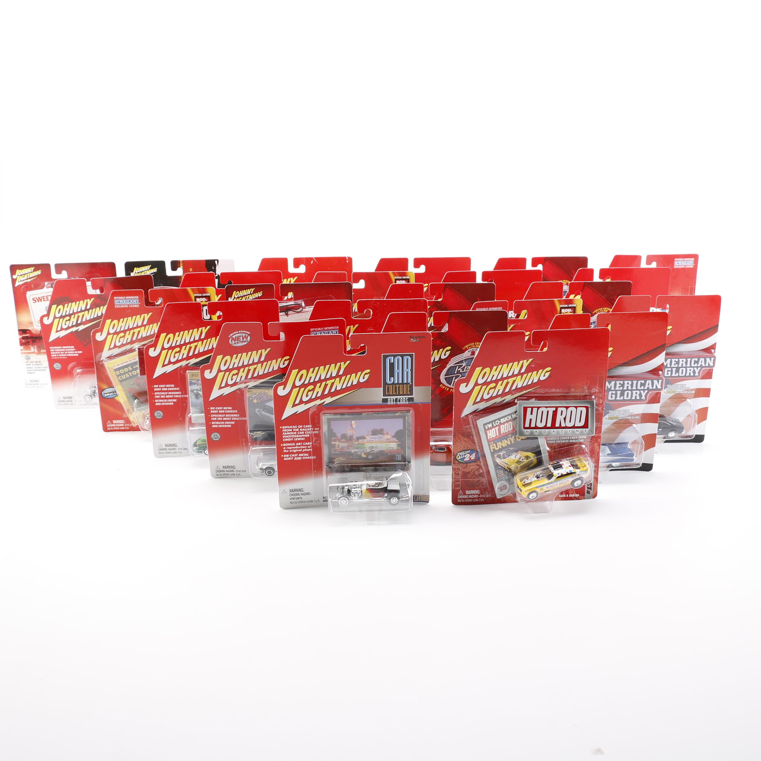Johnny Lightning Die-Cast Cars Including 007 "License to Kill" Jeep