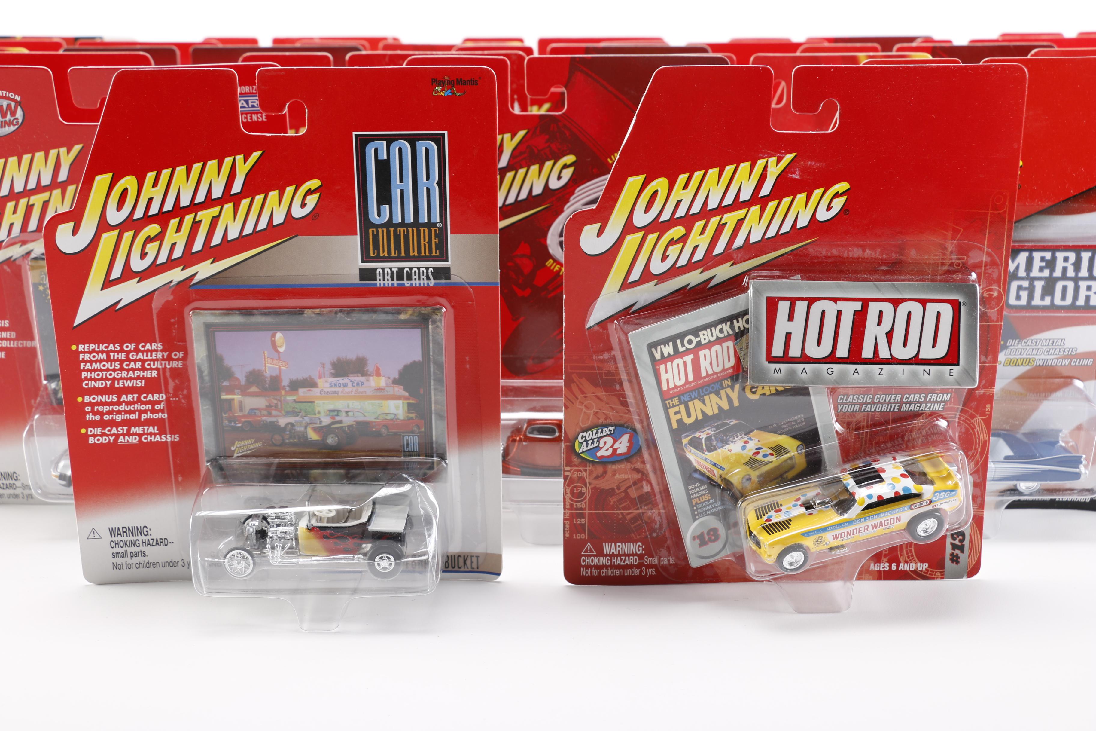 Johnny Lightning Die-Cast Cars Including 007 "License to Kill" Jeep