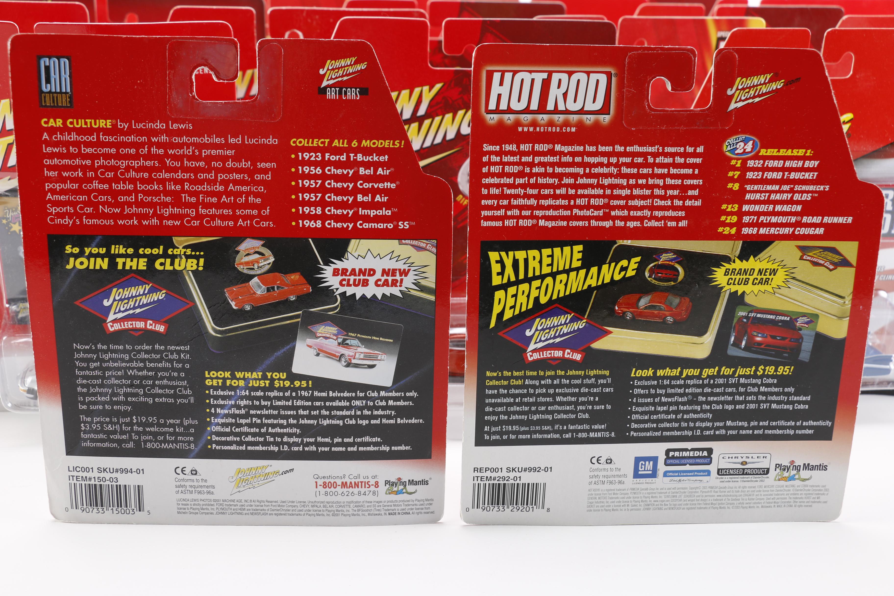 Johnny Lightning Die-Cast Cars Including 007 "License to Kill" Jeep