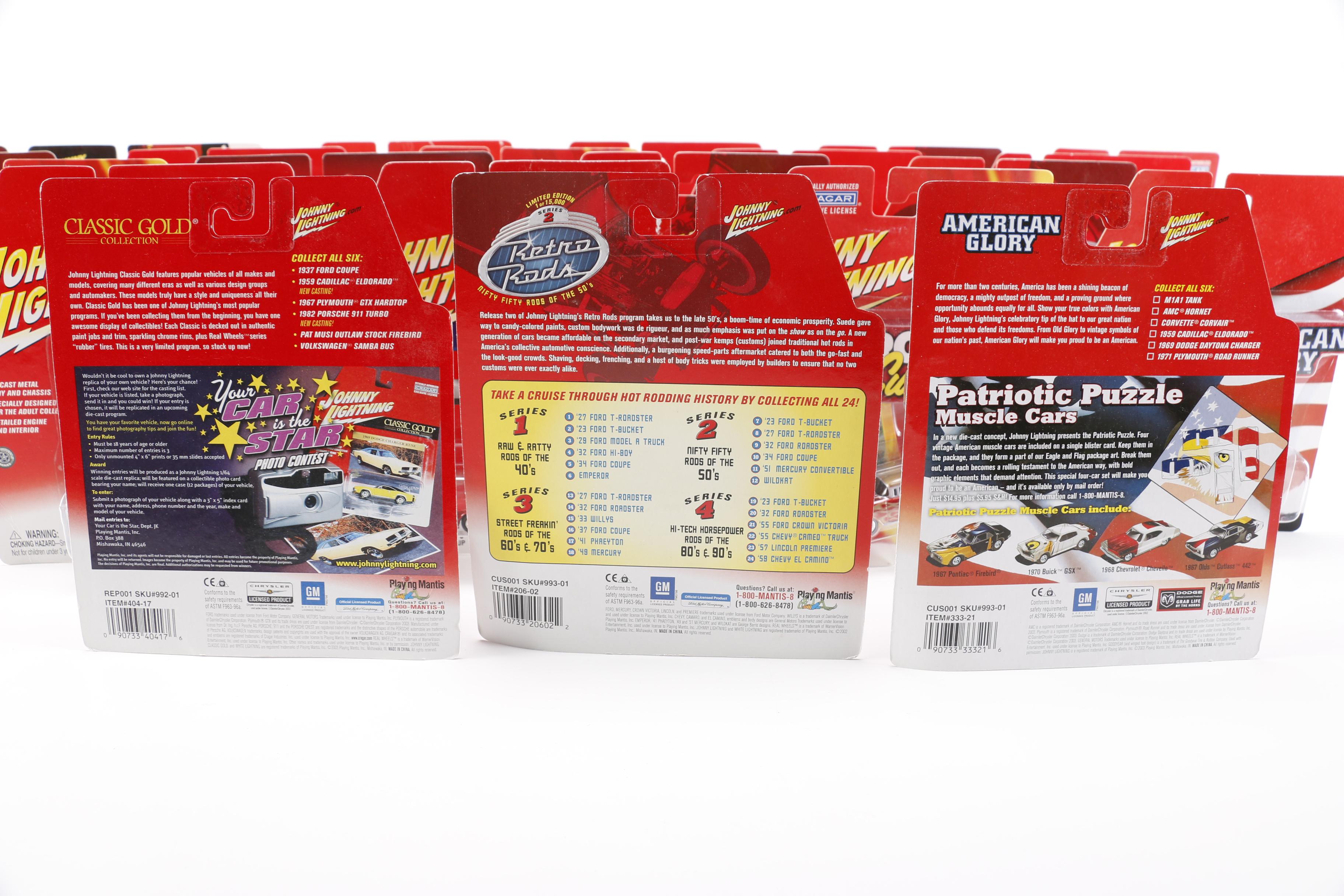 Johnny Lightning Die-Cast Cars Including 007 "License to Kill" Jeep