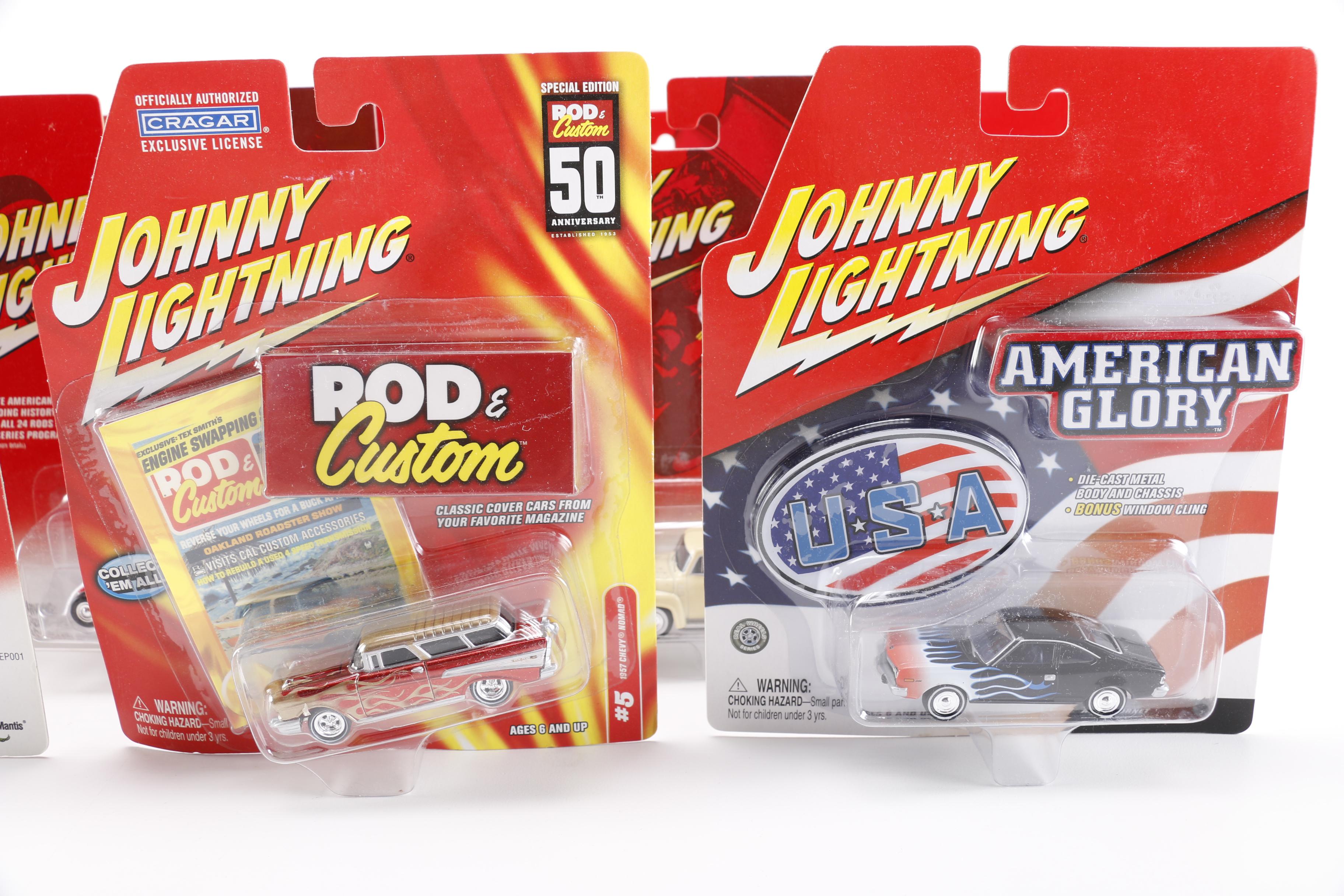 Johnny Lightning Die-Cast Cars Including 007 "License to Kill" Jeep