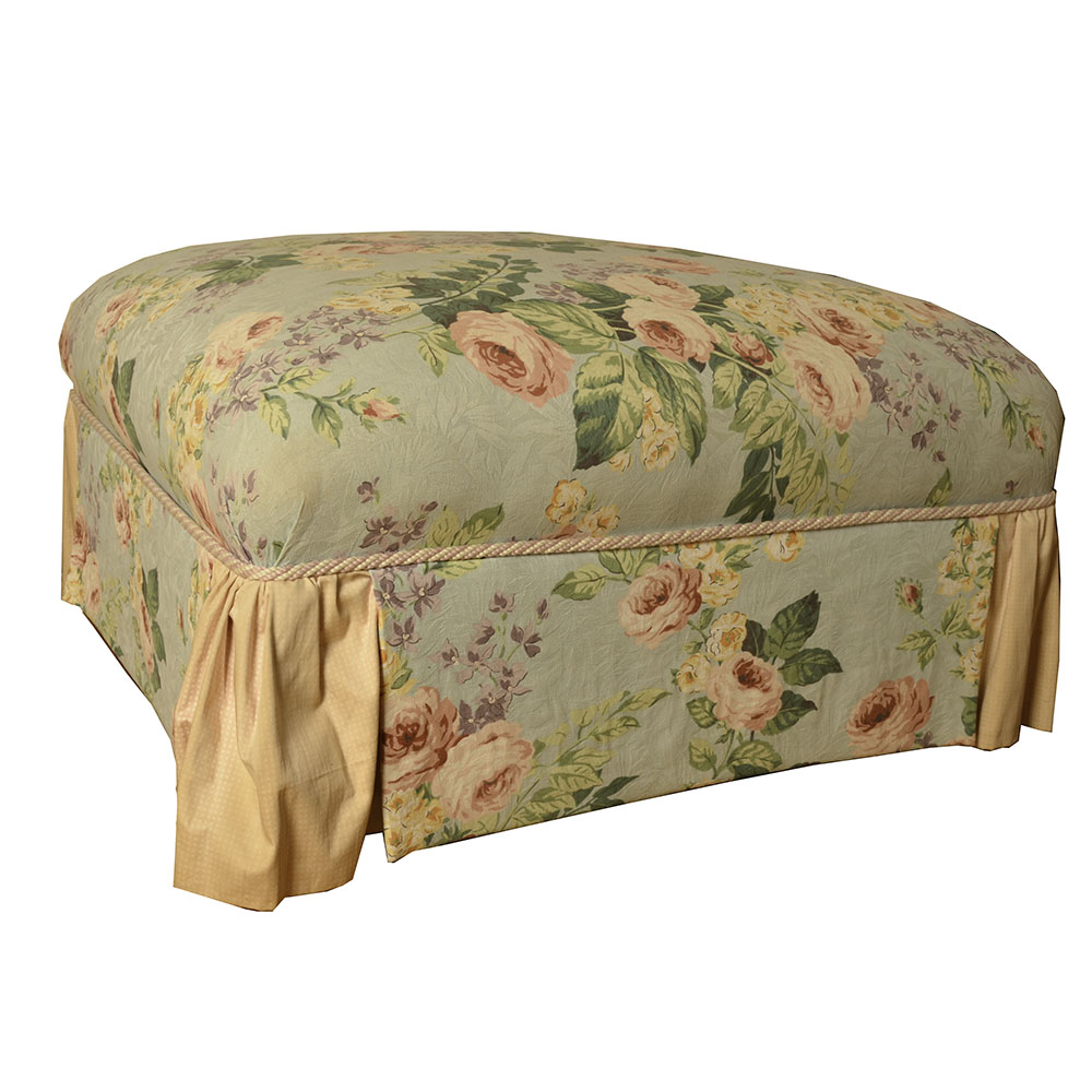 Floral Ottoman