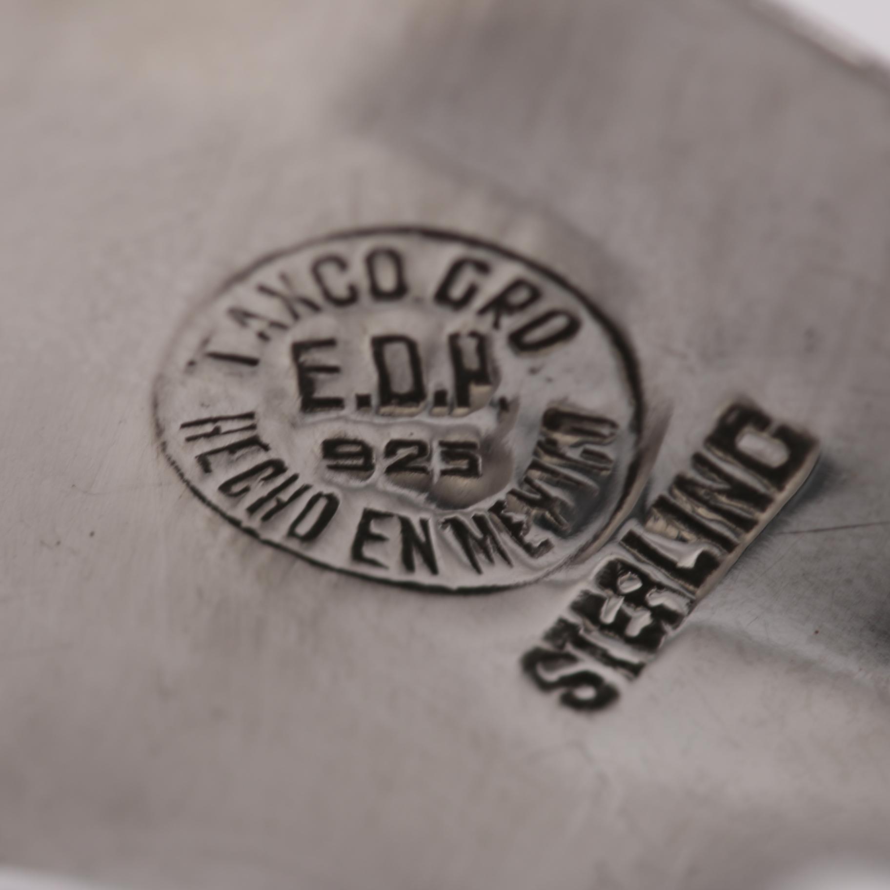 Mexican Sterling Hinged Bangle Bracelet