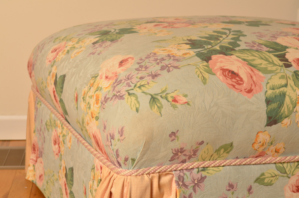 Floral Ottoman