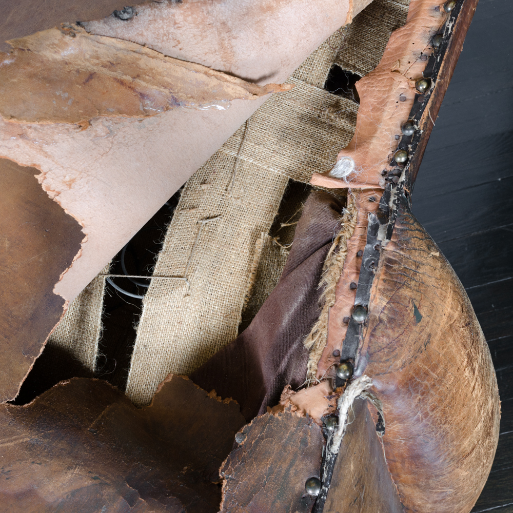 Early 20th Century Leather Club Chair
