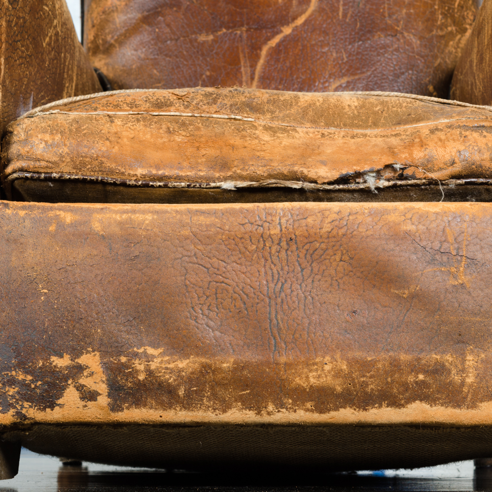 Early 20th Century Leather Club Chair