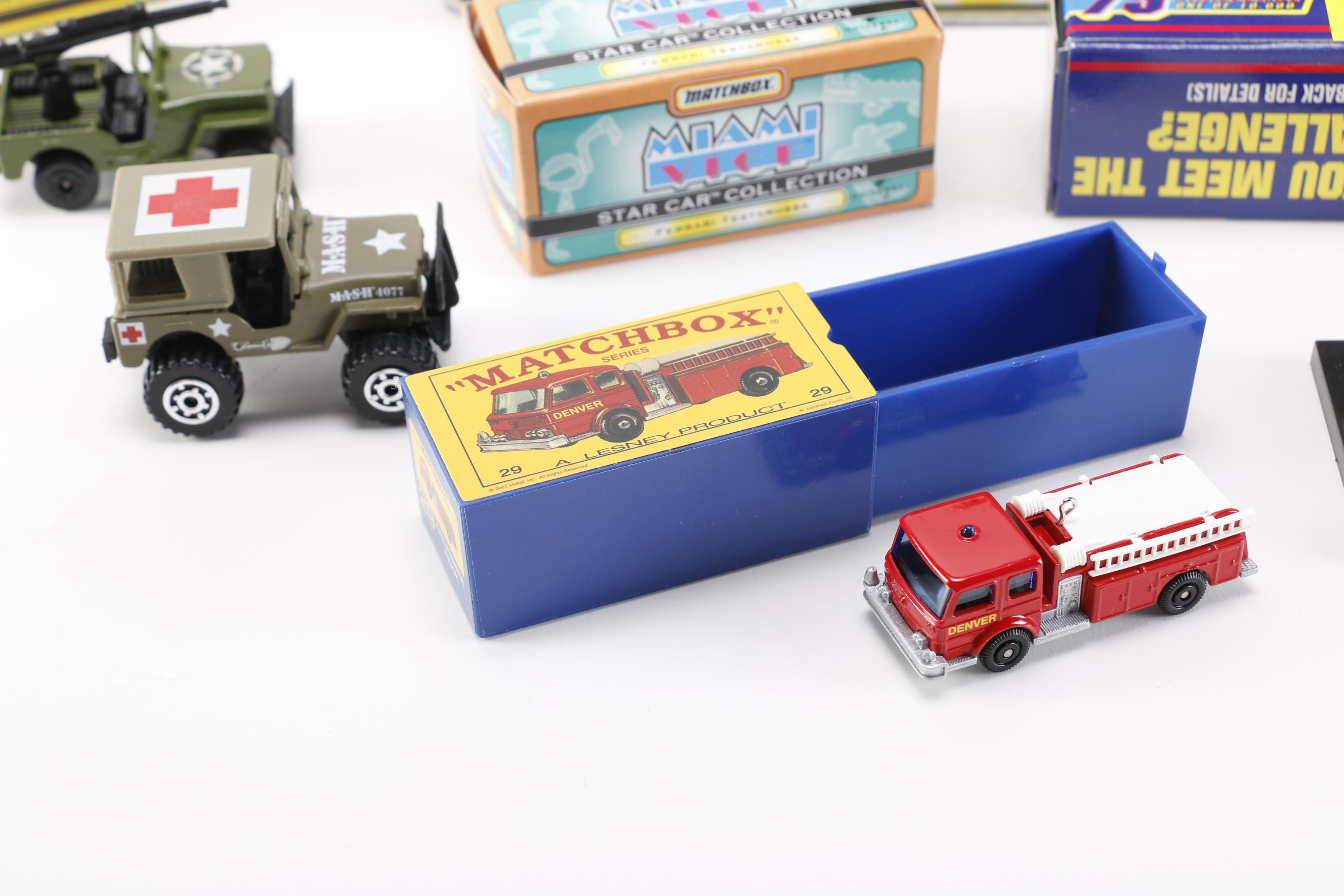 Matchbox Cars Including Star Car TV Tie-Ins
