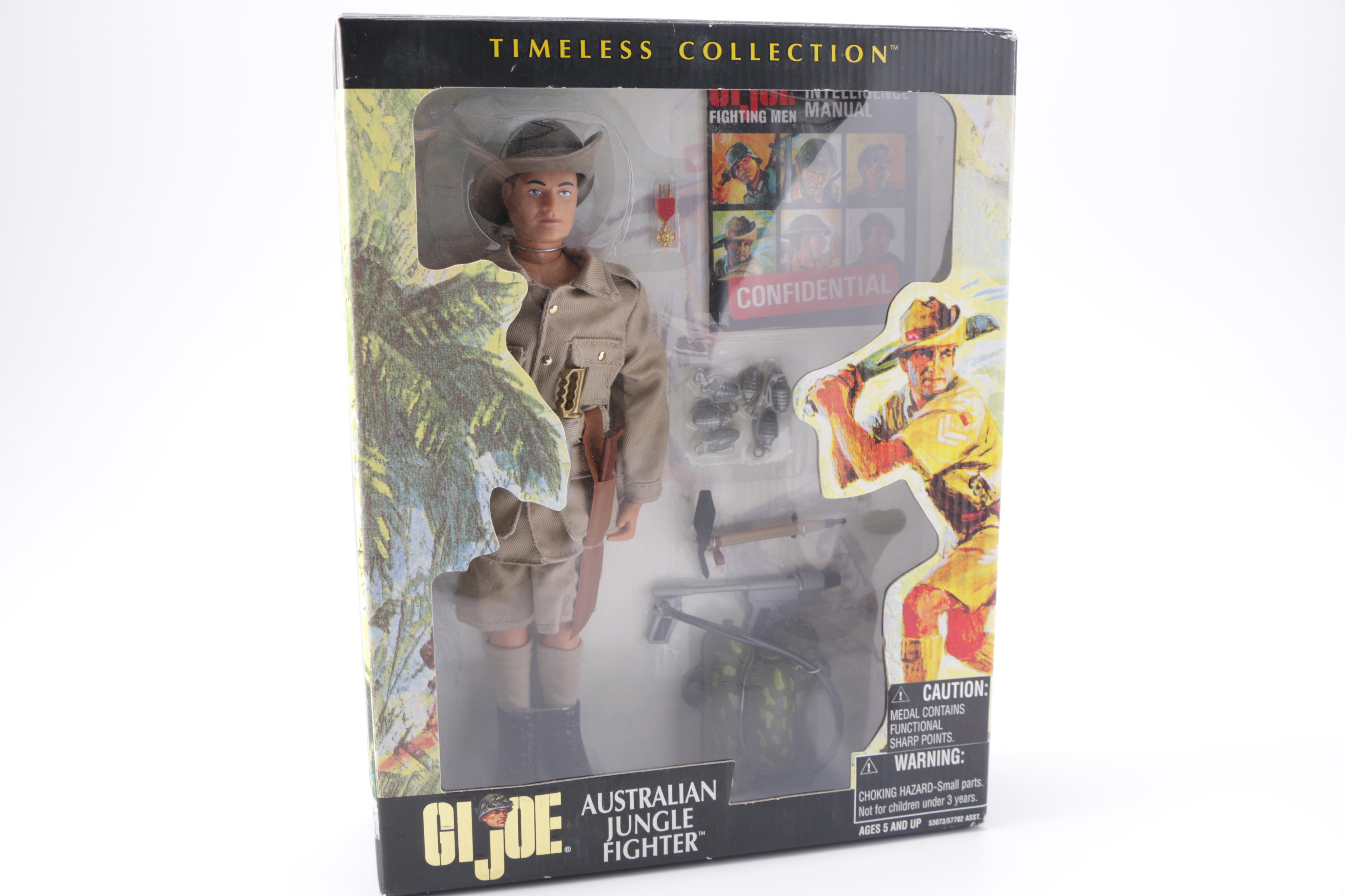 Military and Police Action Figures Including G. I. Joe