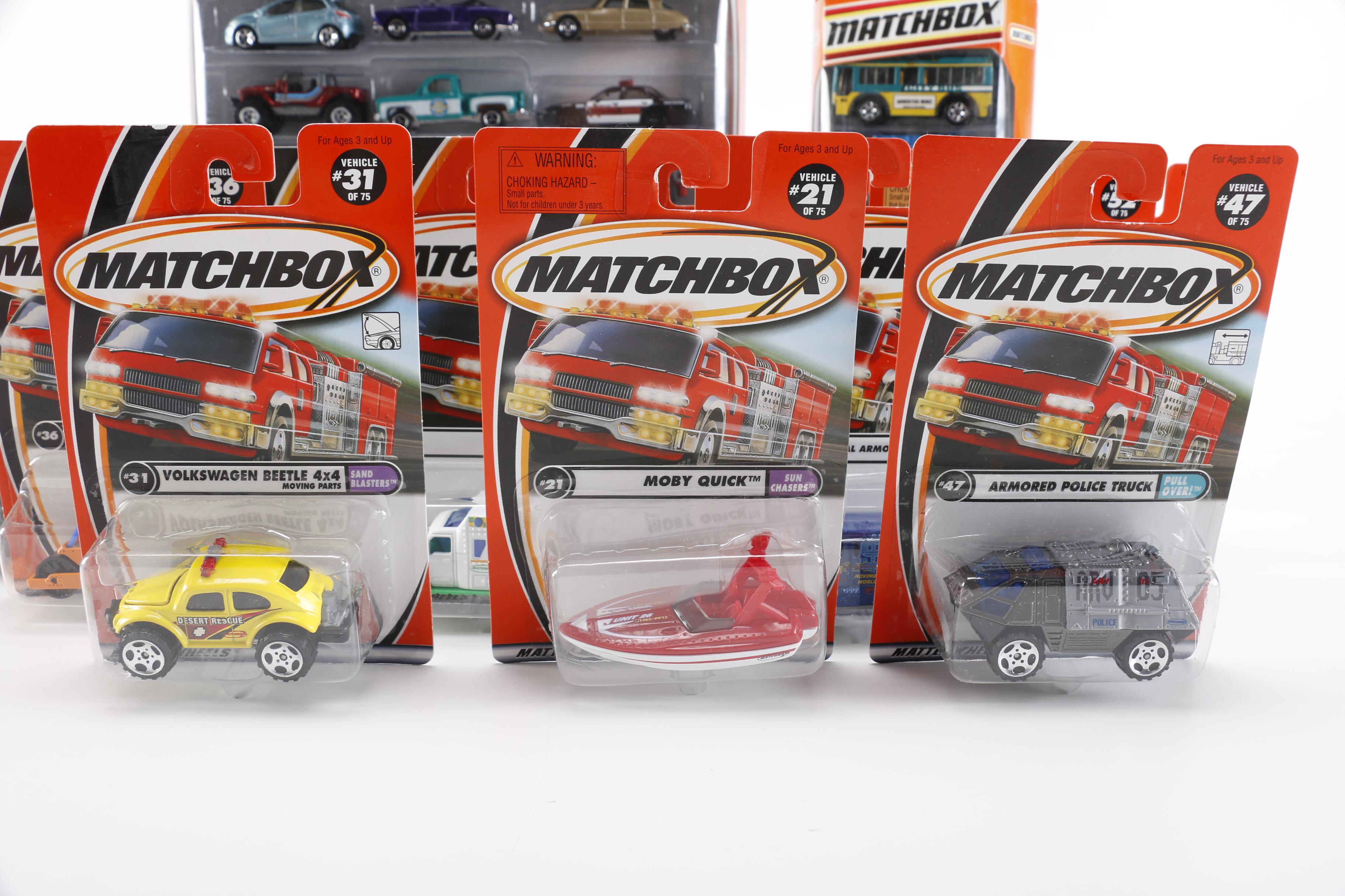 Mint in Package Matchbox Car Collection