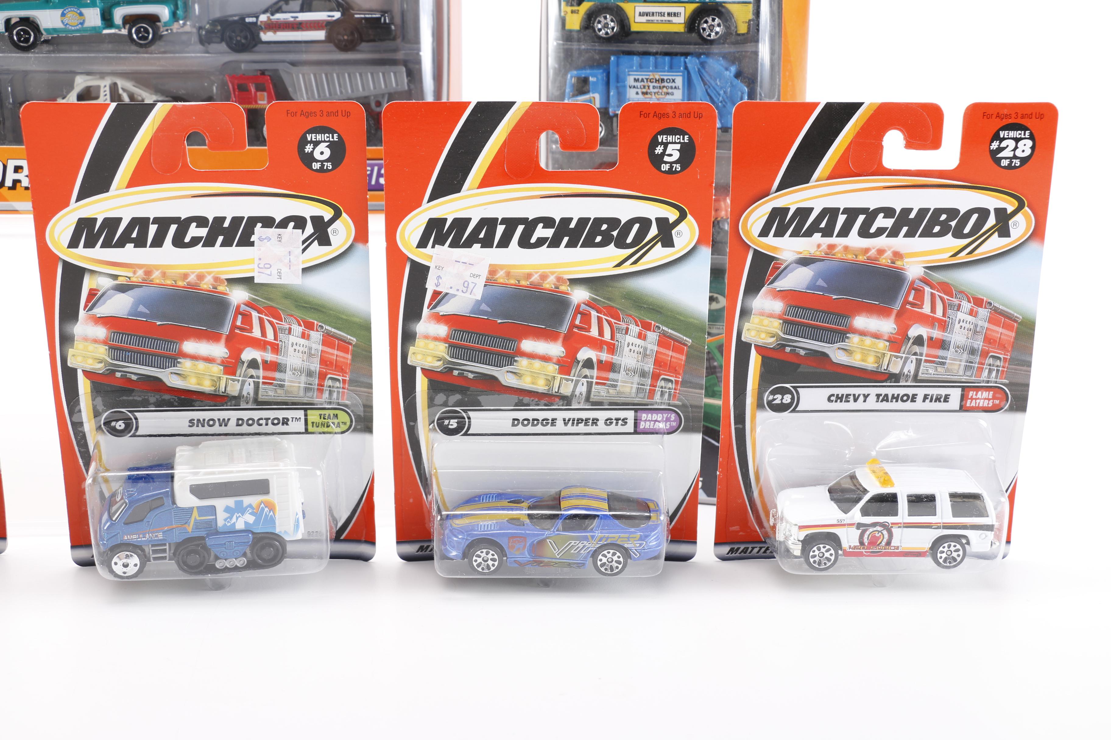 Mint in Package Matchbox Car Collection