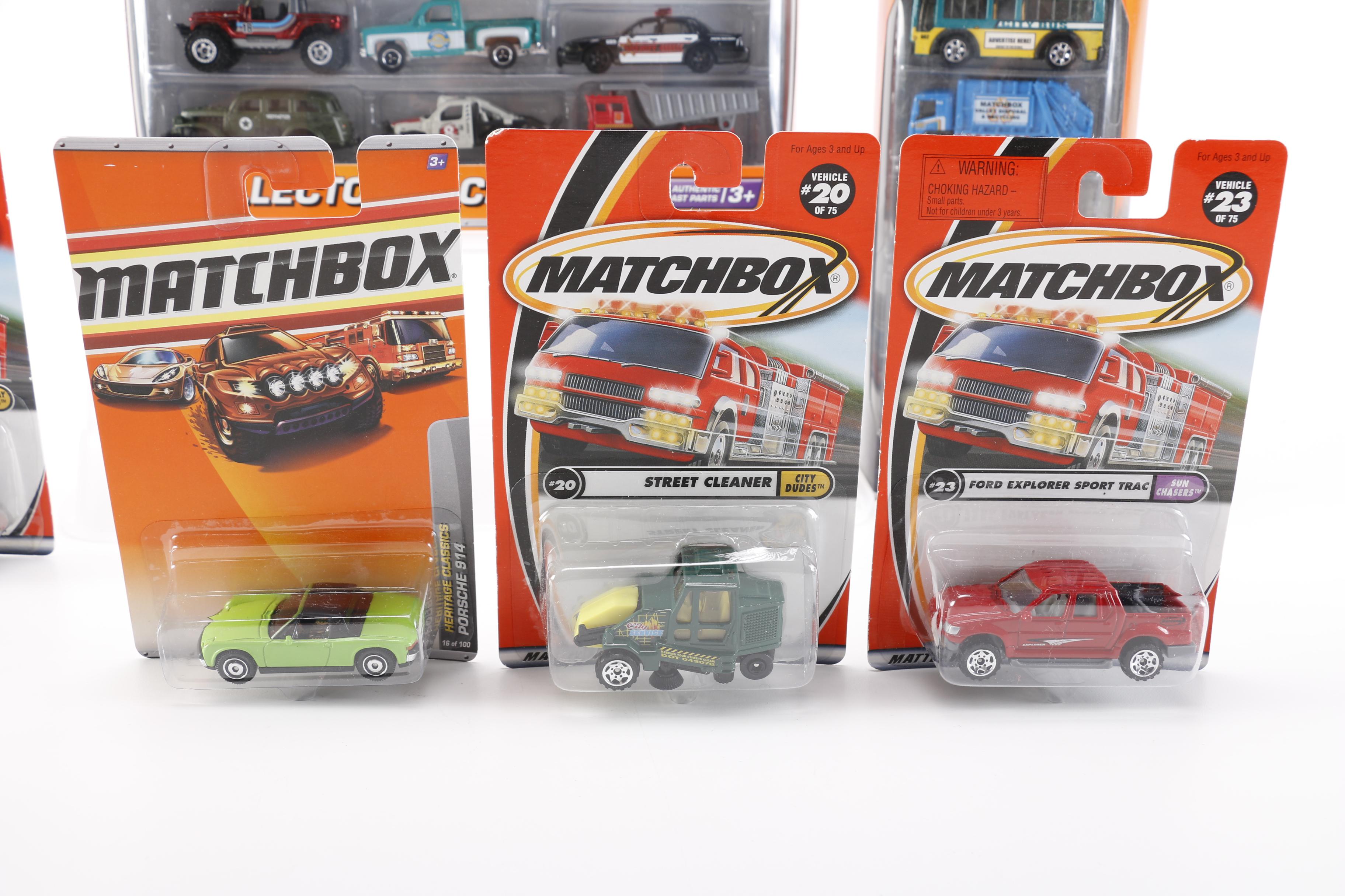 Mint in Package Matchbox Car Collection