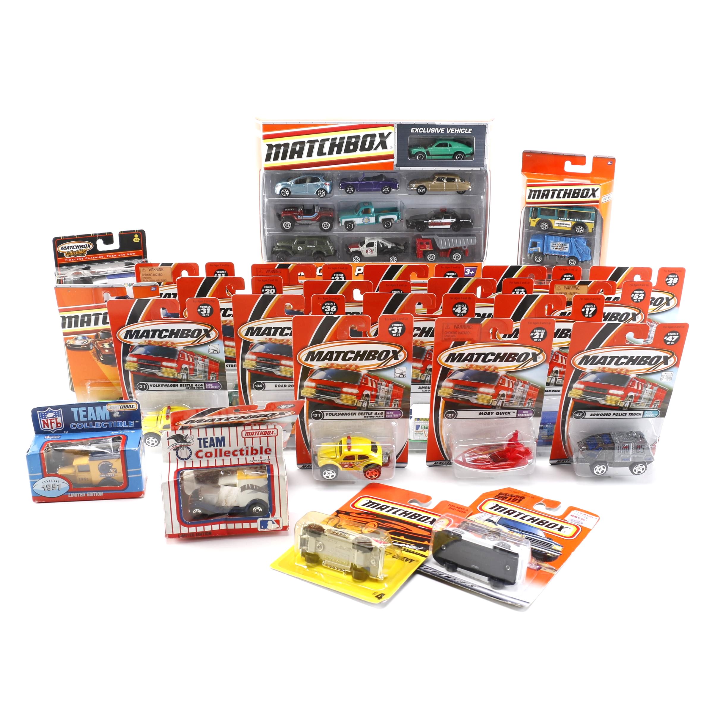 Mint in Package Matchbox Car Collection