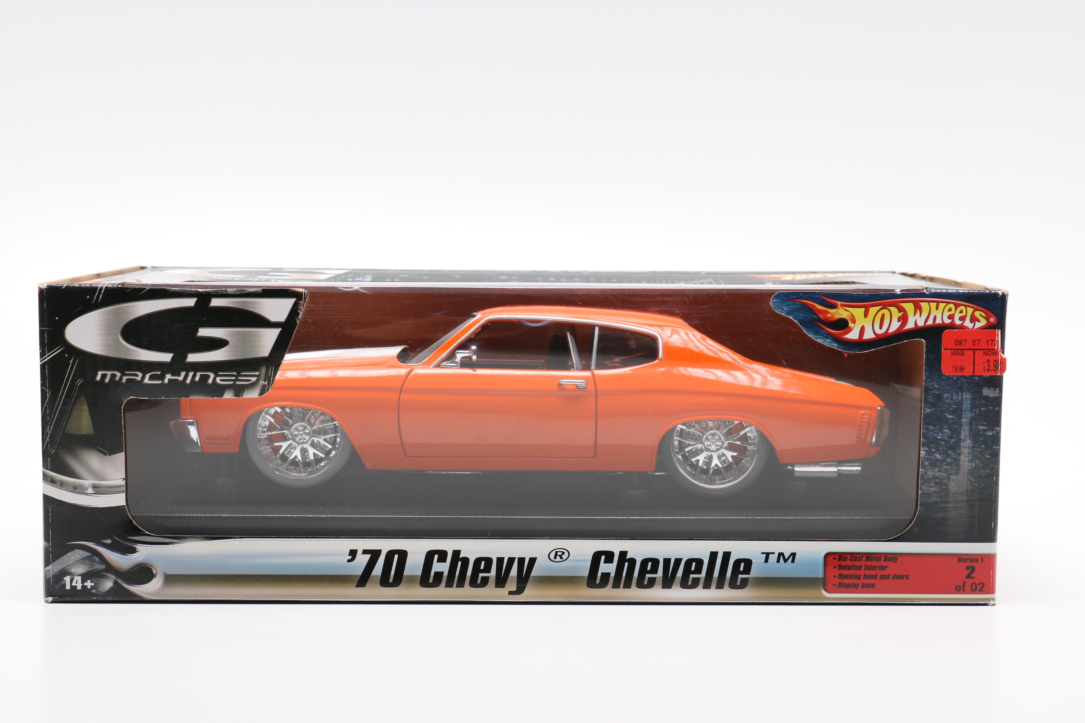 Replica Cars Including Hot Wheels G-Machines 1970 Chevy Chevelle
