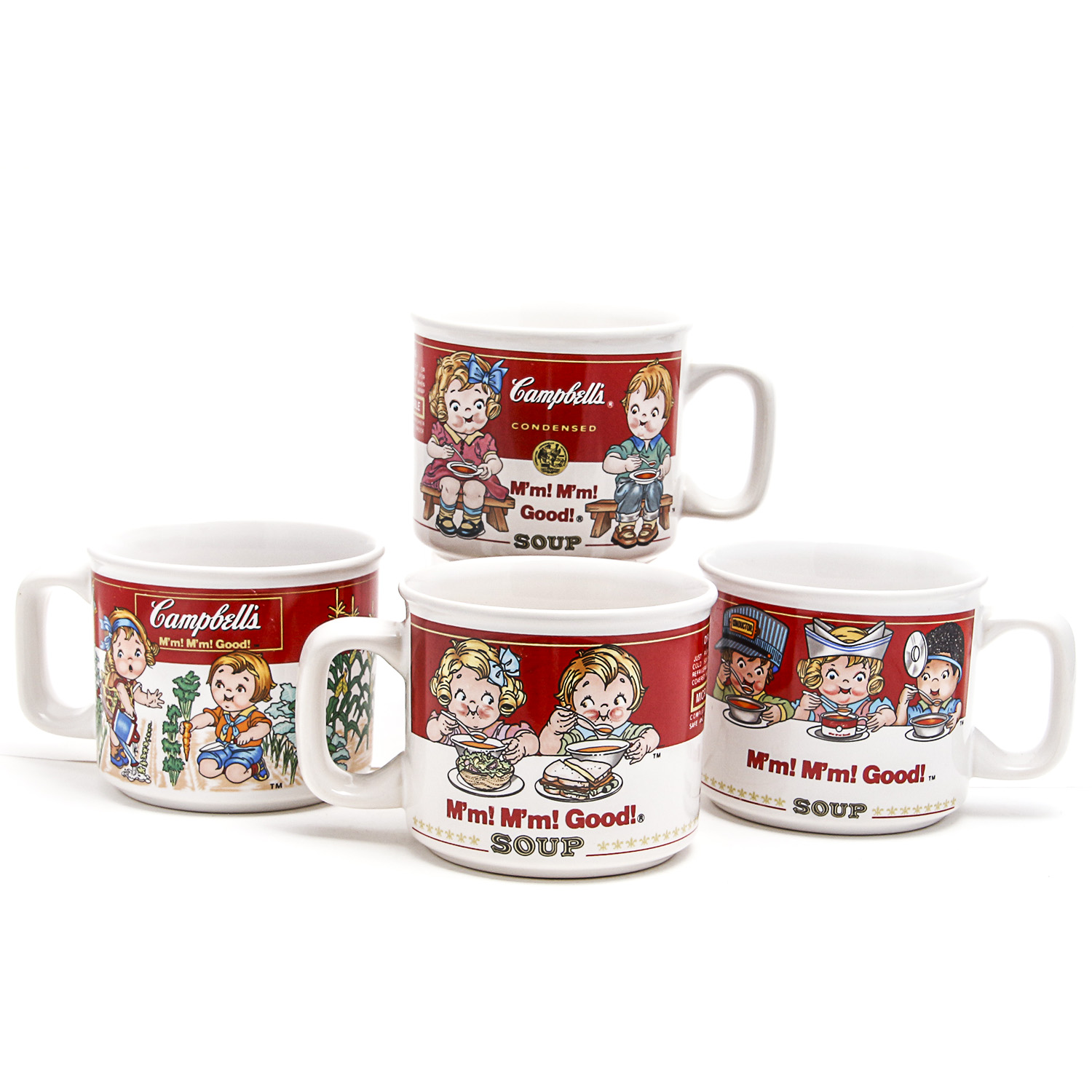 Set of Retro Campbells Soup Cups