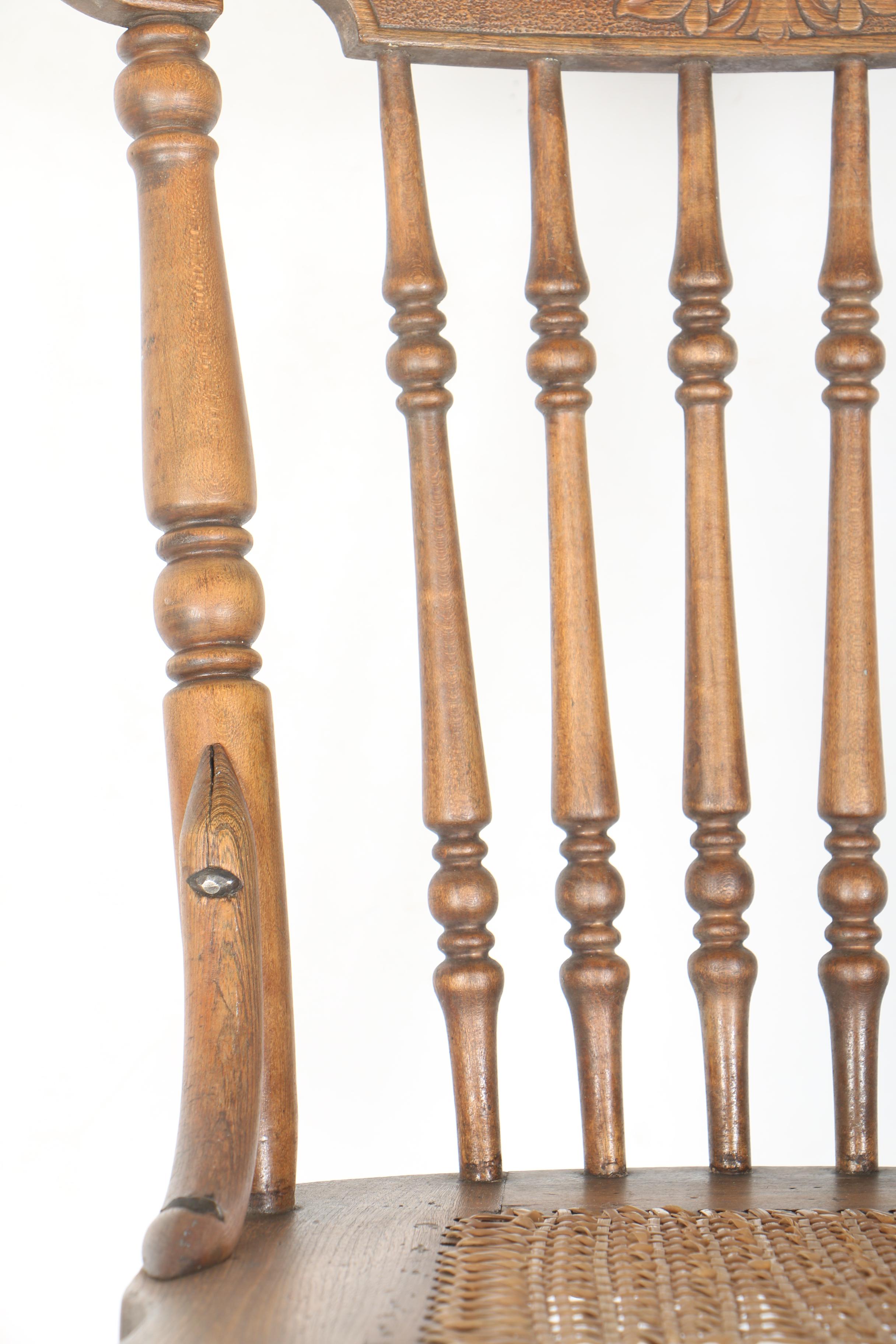 Vintage Pressed "Northwind" Oak Rocking Chair