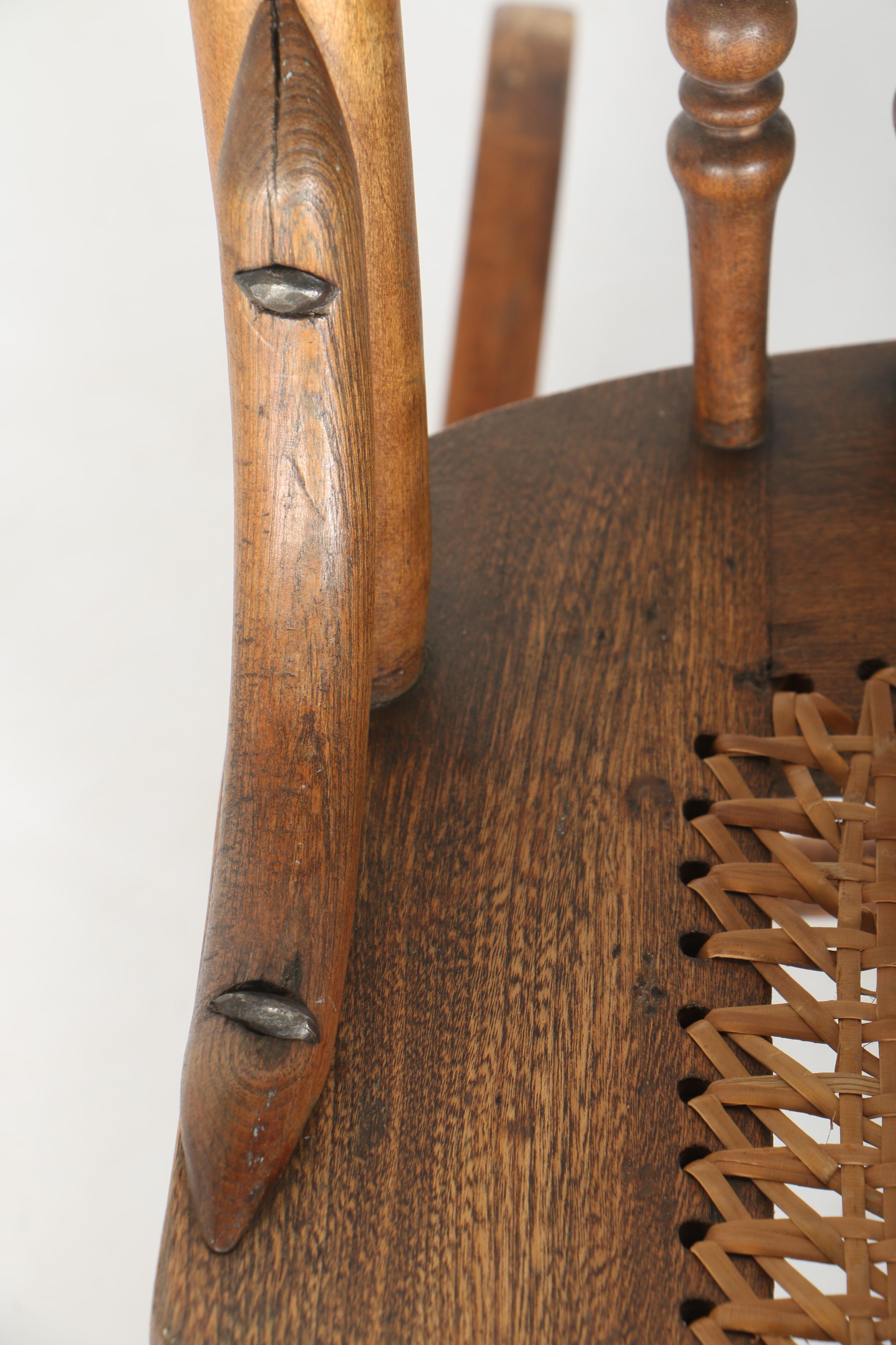 Vintage Pressed "Northwind" Oak Rocking Chair