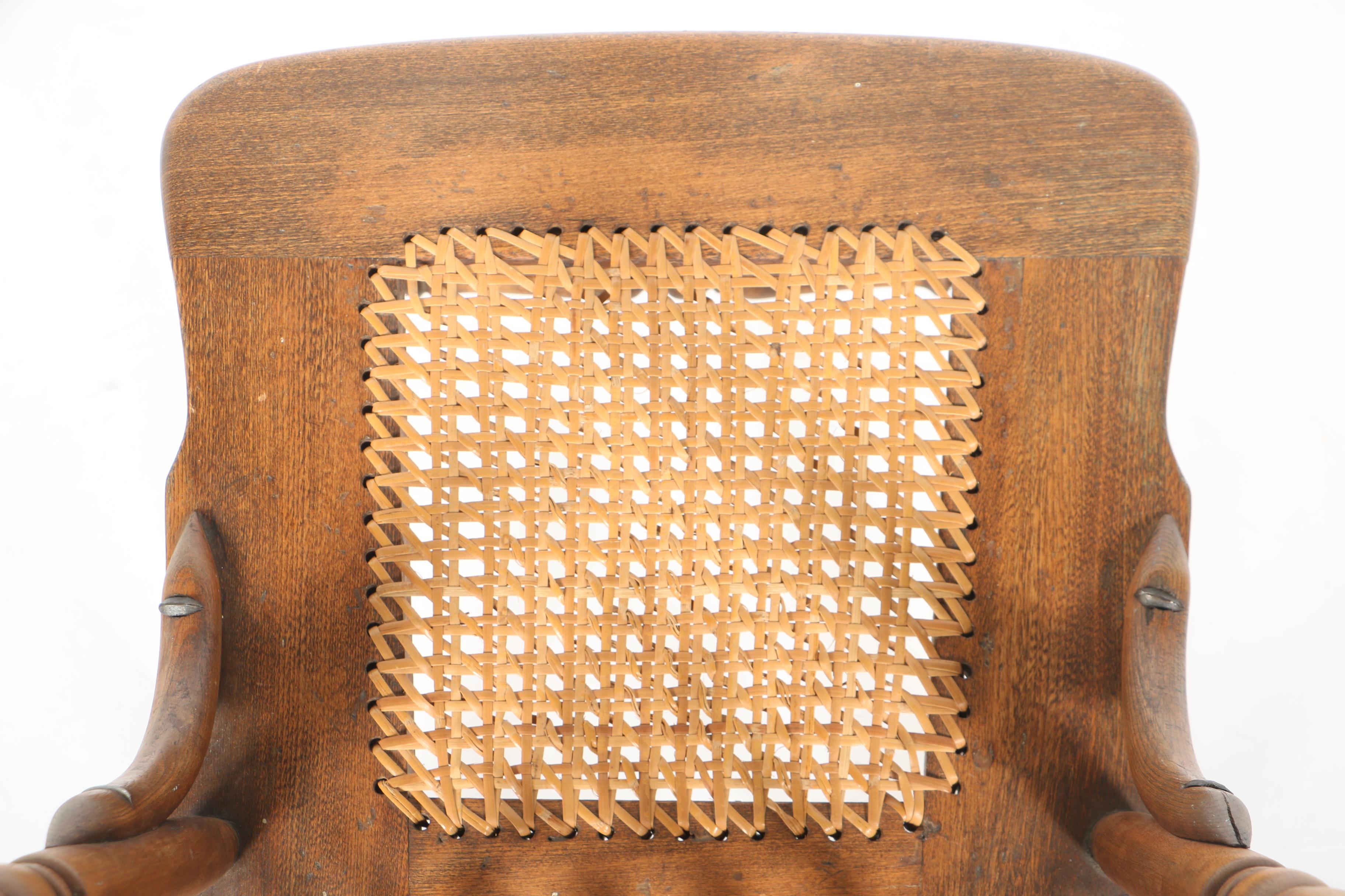 Vintage Pressed "Northwind" Oak Rocking Chair