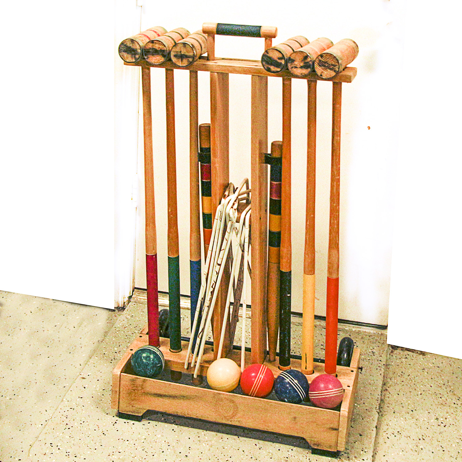 Wooden Croquet Set