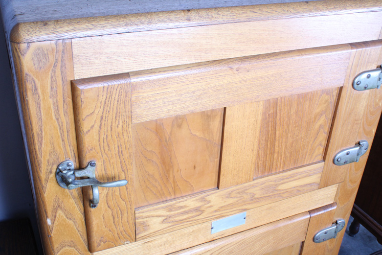 Antique Oak Ice Chest