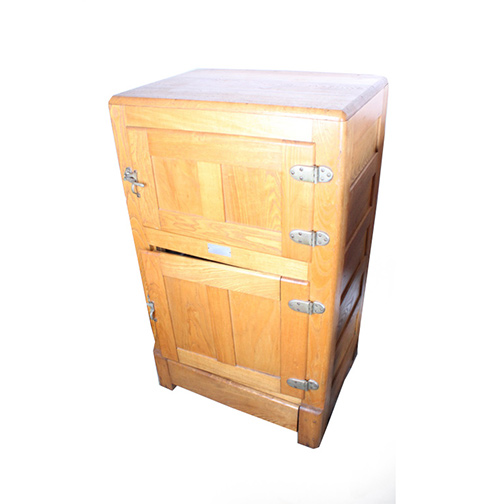 Antique Oak Ice Chest