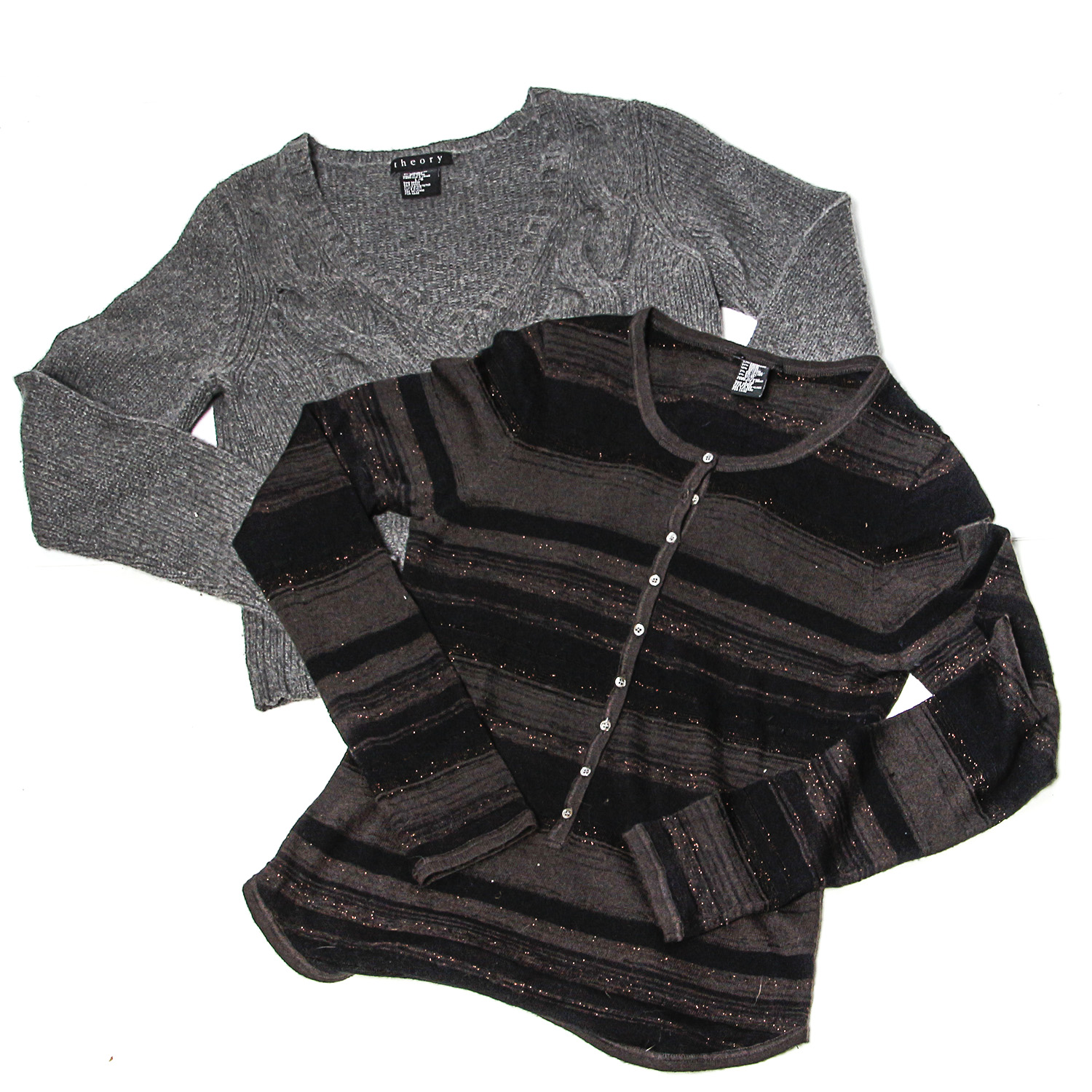 Pair of Cashmere Blend Sweaters by Theory