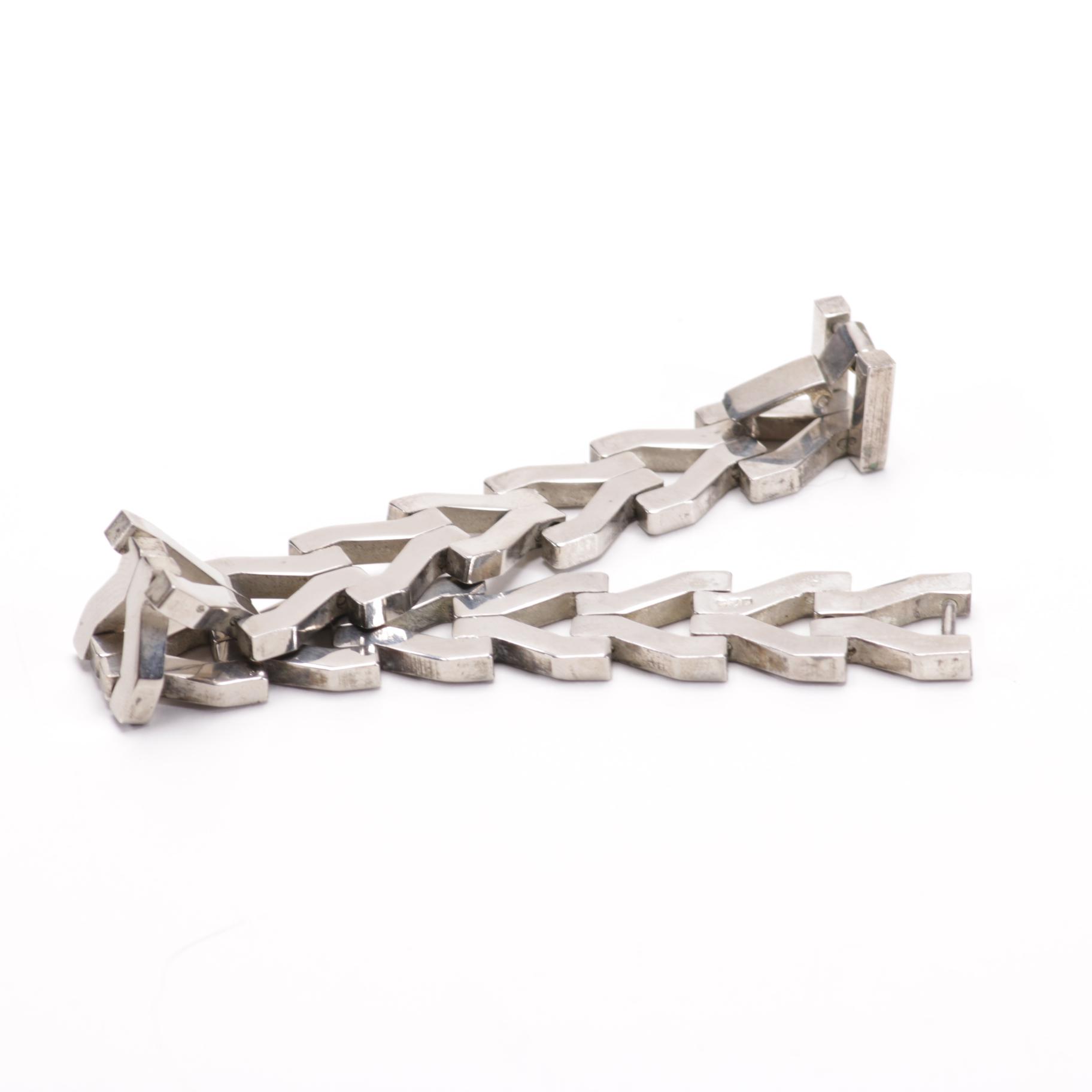 Sterling Silver Link Bracelet