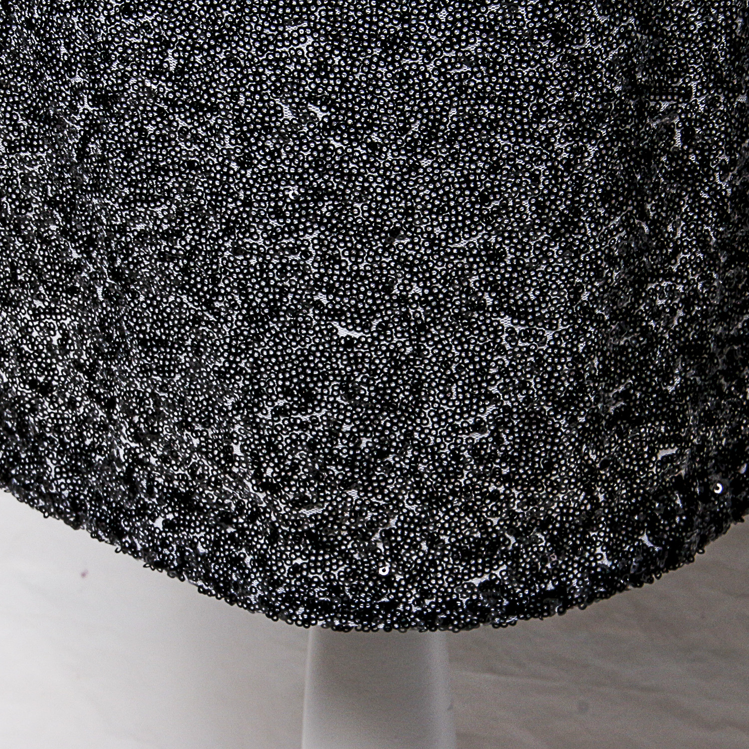 White and Black Sequined Dress by Maia