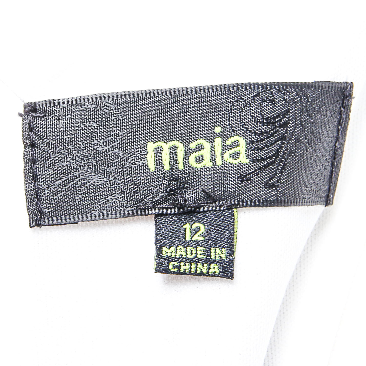 White and Black Sequined Dress by Maia